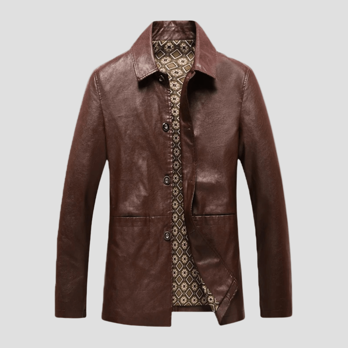Porter | Button Up Leather Winter Jacket - Rob Stevenson