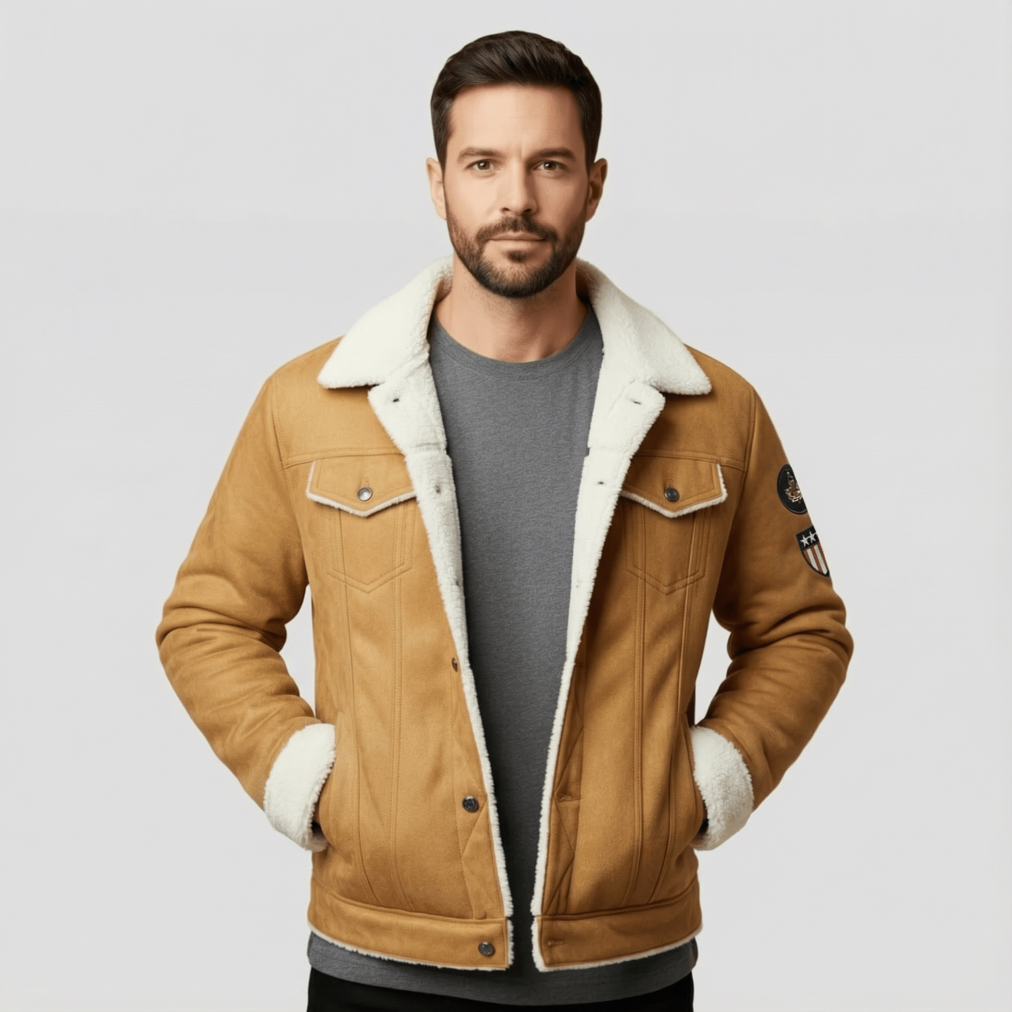 Owen | Shearling Leather Jacket - Rob Stevenson