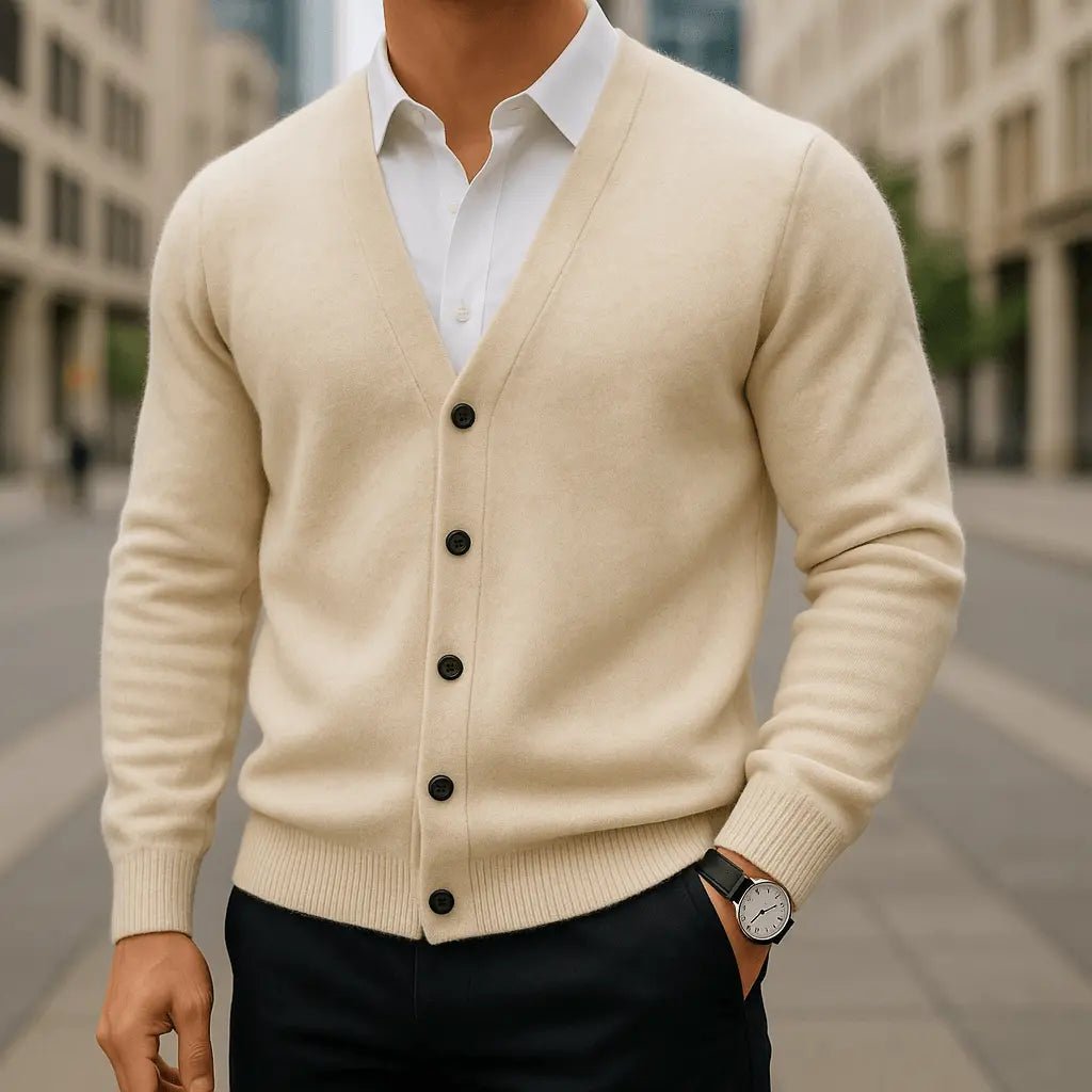 Lucas | Cashmere Cardigan - Rob Stevenson