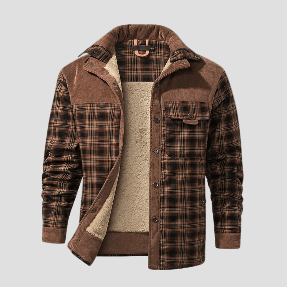 Verban | Check Plaid Fleece Lined Flannel Jacket - Rob Stevenson