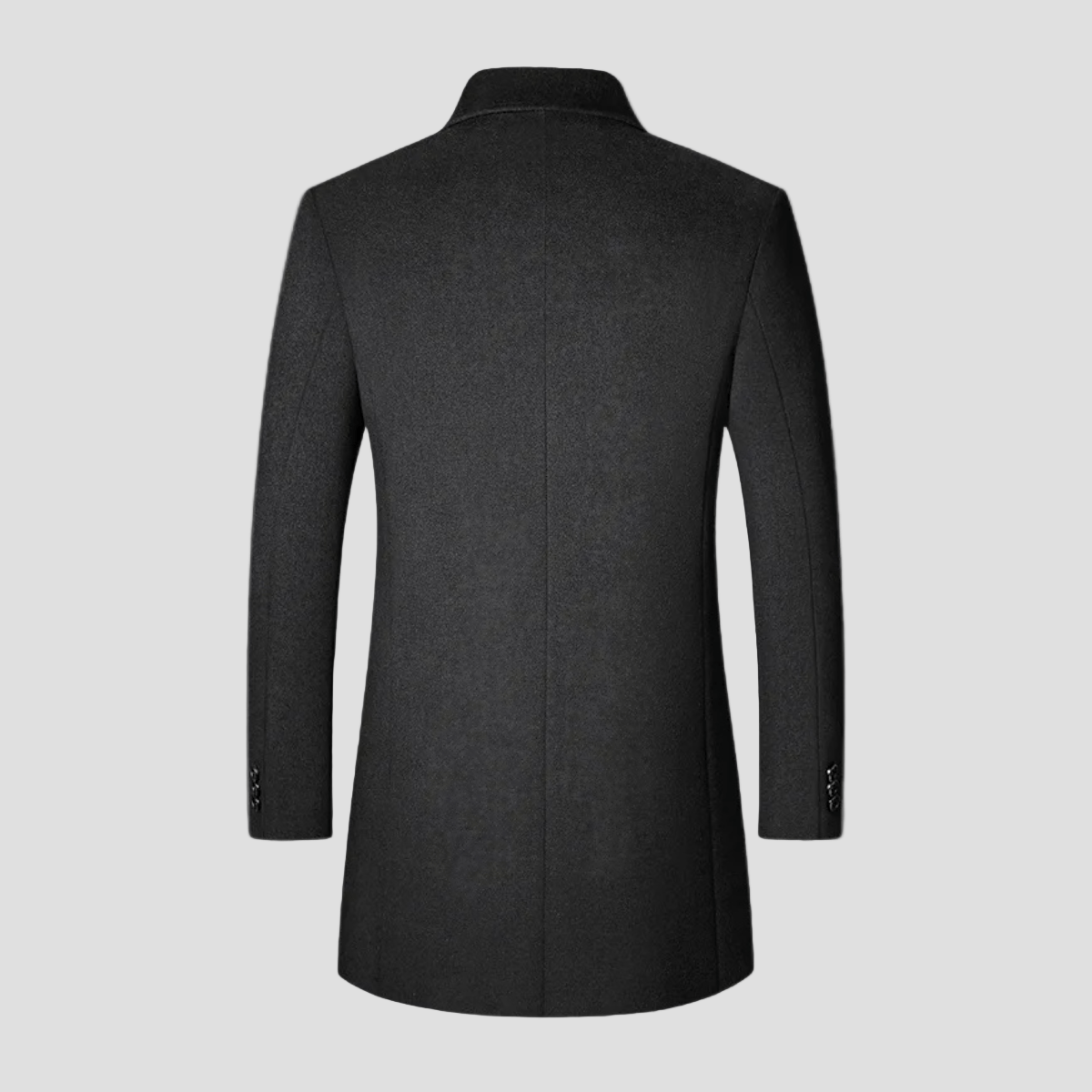 Alder | Elegant Long Wool Blend Coat for Men - Rob Stevenson