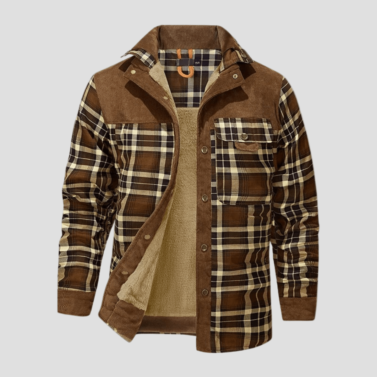 Verban | Check Plaid Fleece Lined Flannel Jacket - Rob Stevenson