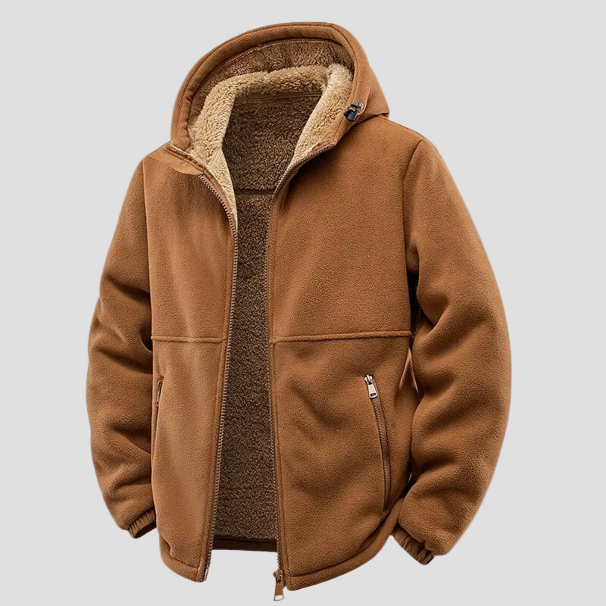 Ryan | Fleece Hooded Jacket
