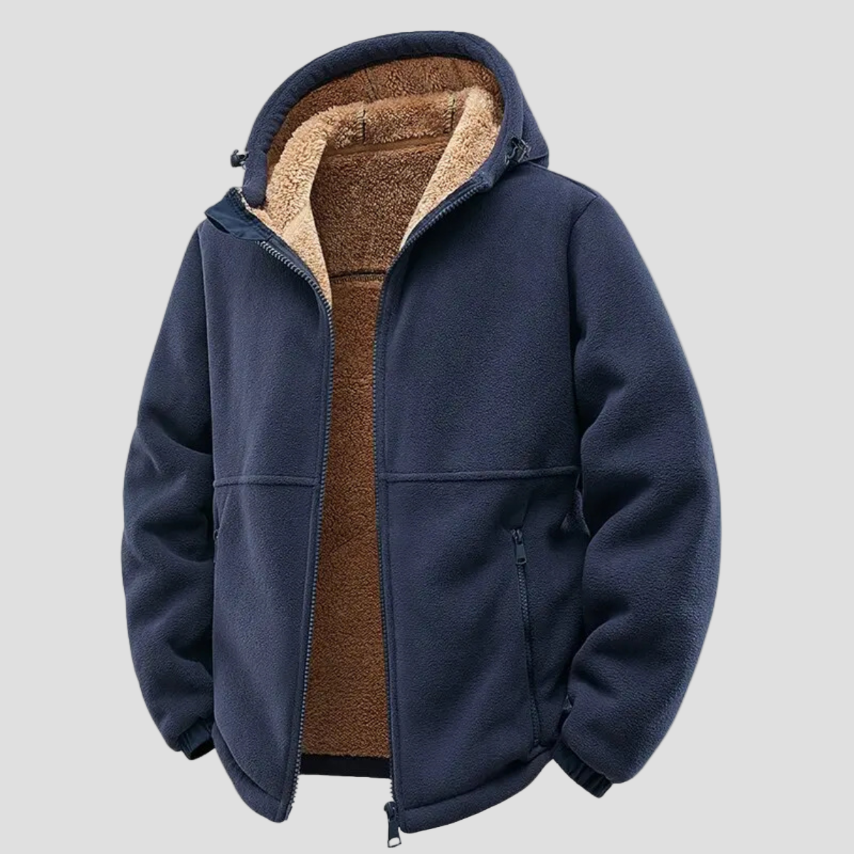 Ryan | Fleece Hooded Jacket