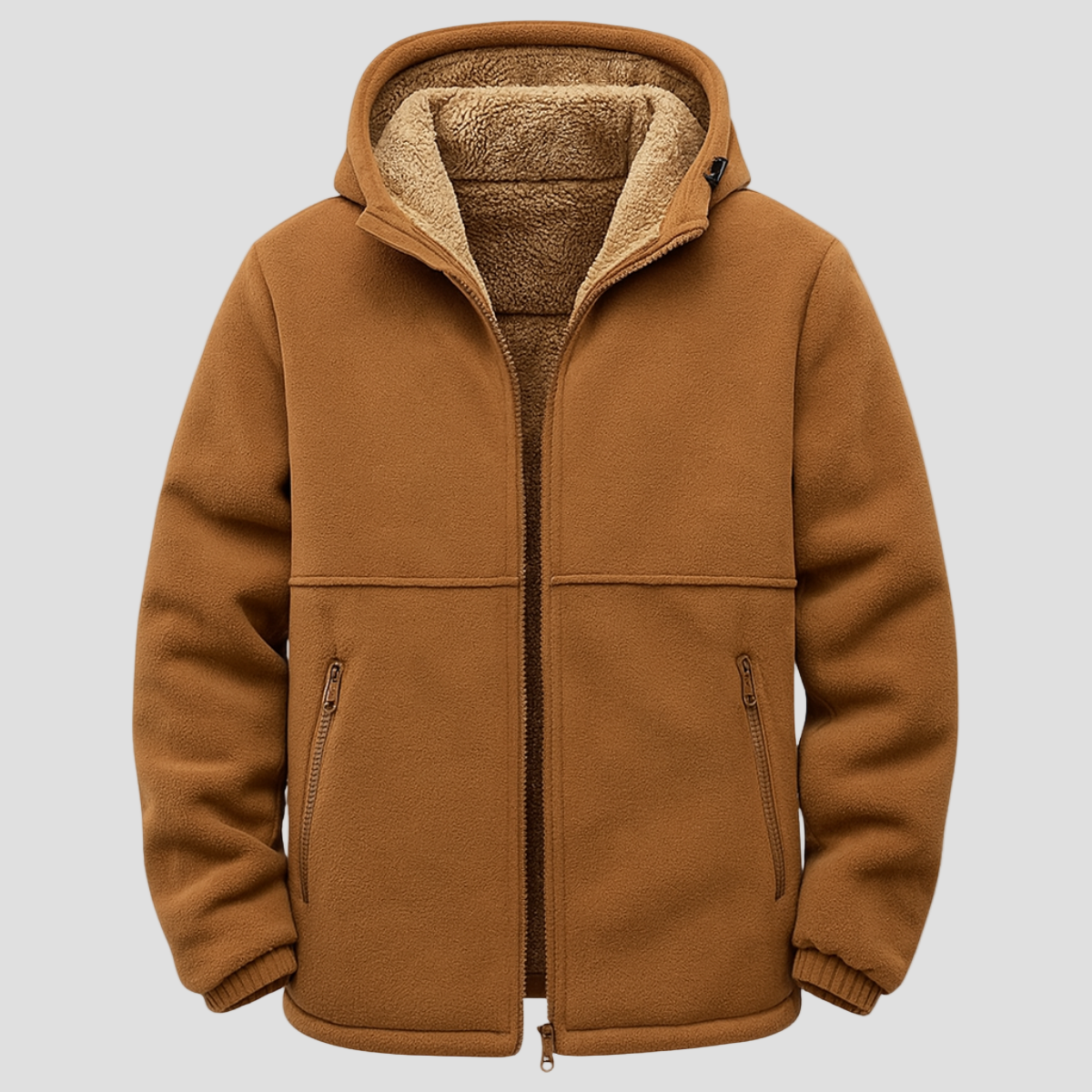 Ryan | Fleece Hooded Jacket