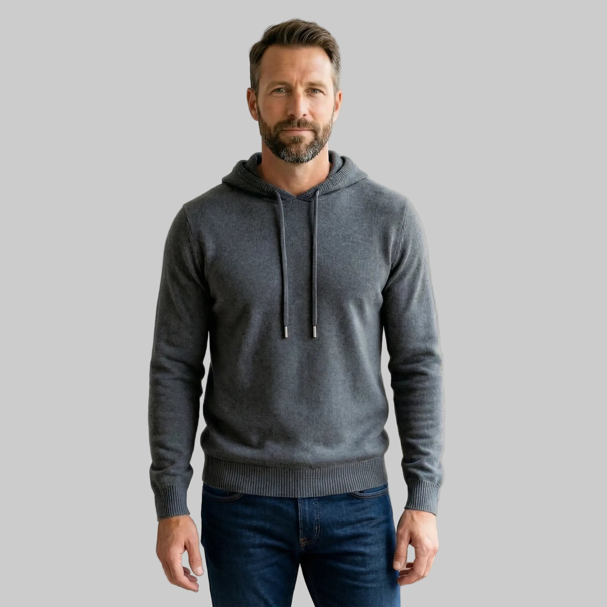 Oliver | Men’s 100% Cashmere Hoodie - Rob Stevenson