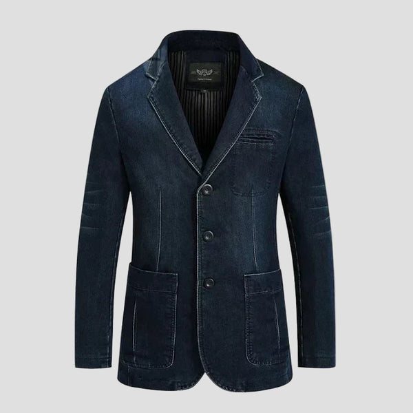 Aiden | Men’s Denim Blazer in Smart Casual Style