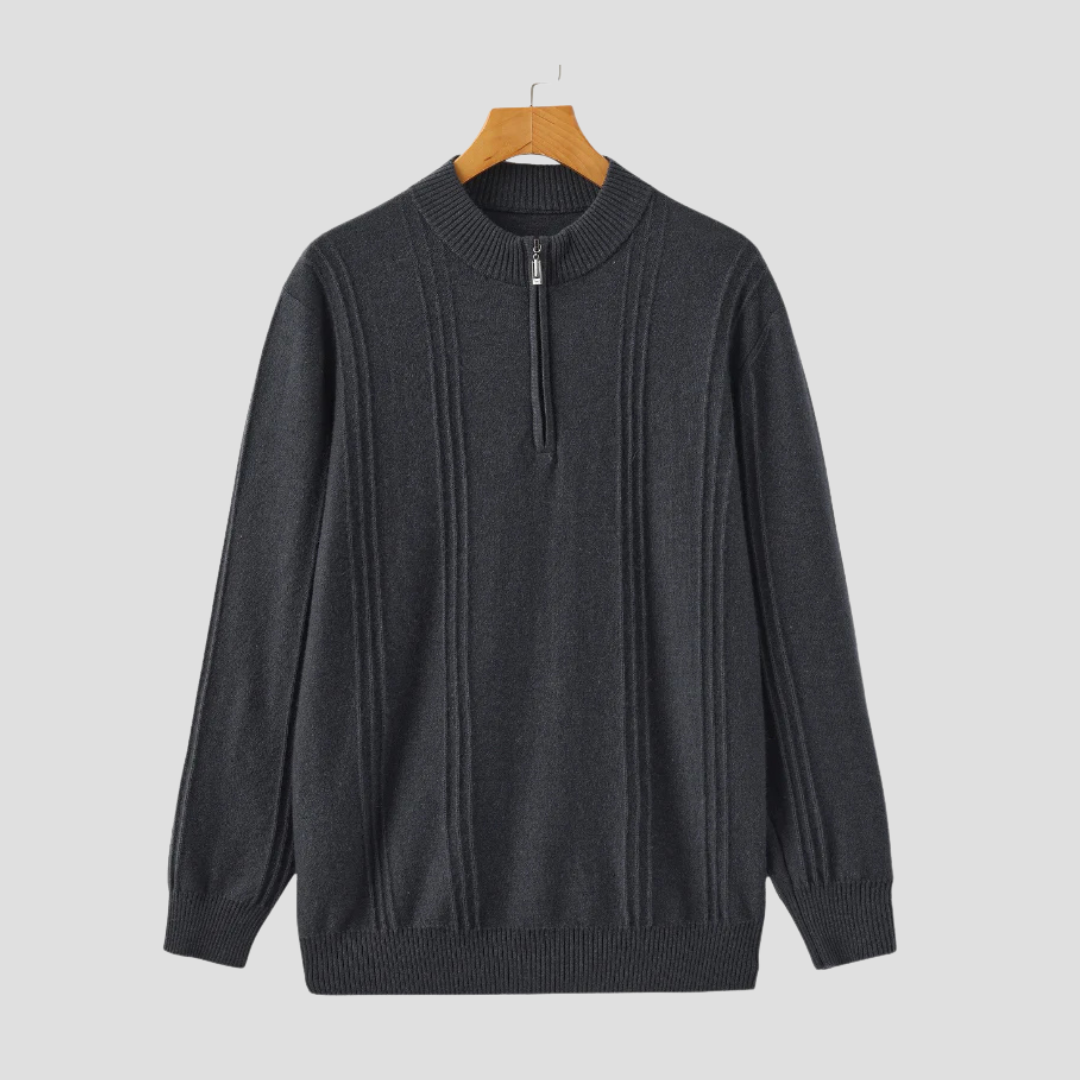 Alexander | Cashmere Half Zip Jumper