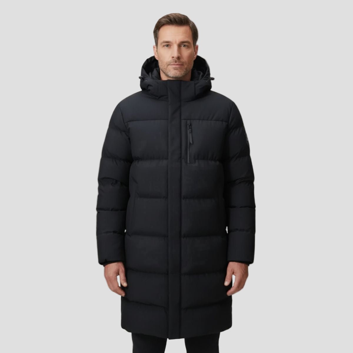 Whitmore | Insulated Longline Puffer Coat for Men - Rob Stevenson