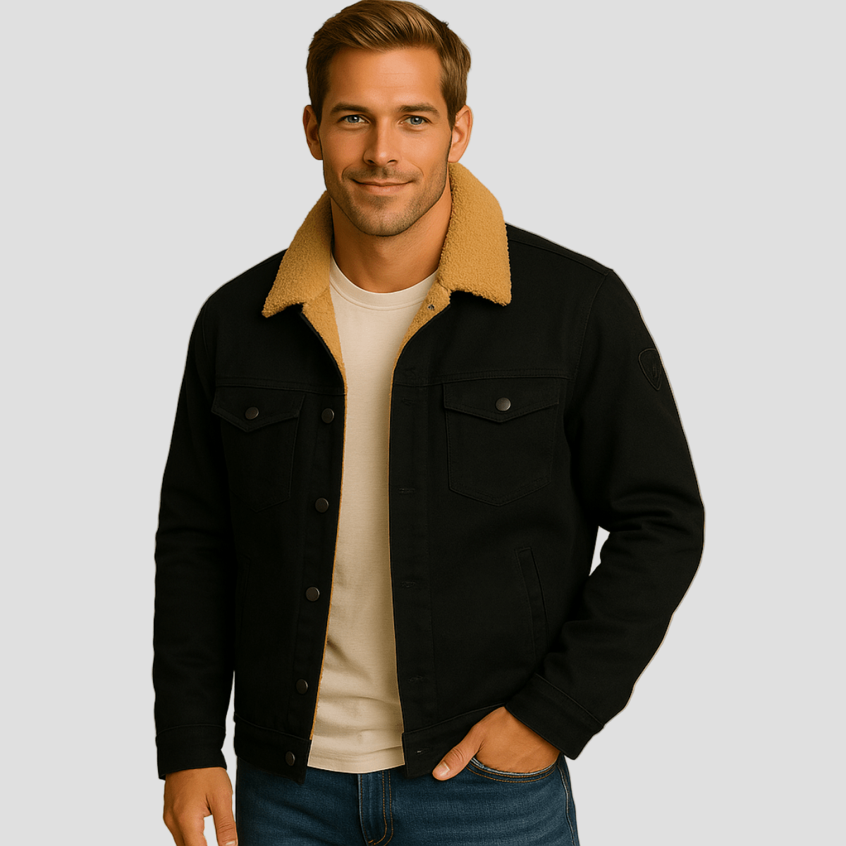 Knightsbridge | Fleece Lined Outdoor Jacket for Men - Rob Stevenson