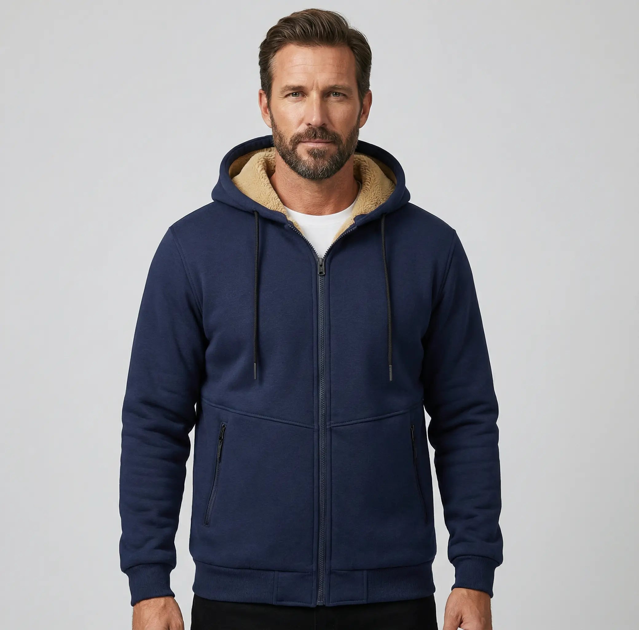 Ethan | Lambswool Zipper Hoodie - Rob Stevenson