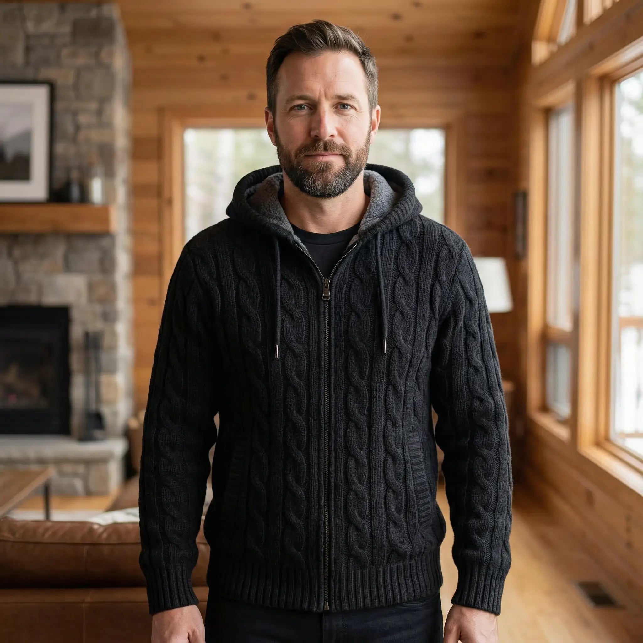 Gavin | Cozy Wool Hooded Sweater - Rob Stevenson