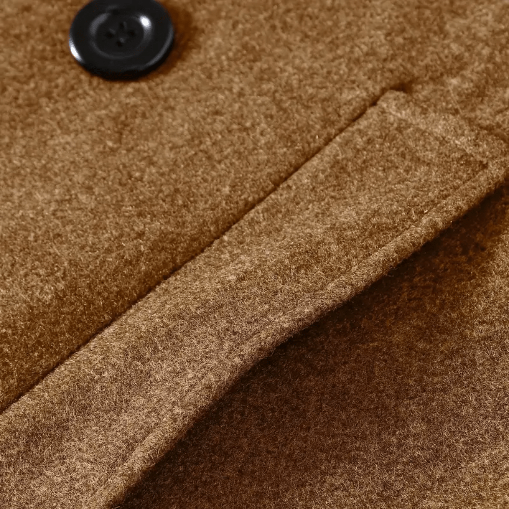 Caleb | Classic Lapel Overcoat in Long Fit - Rob Stevenson