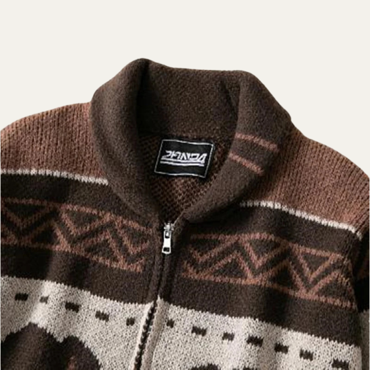 Carter | Buffalo Knit Cardigan