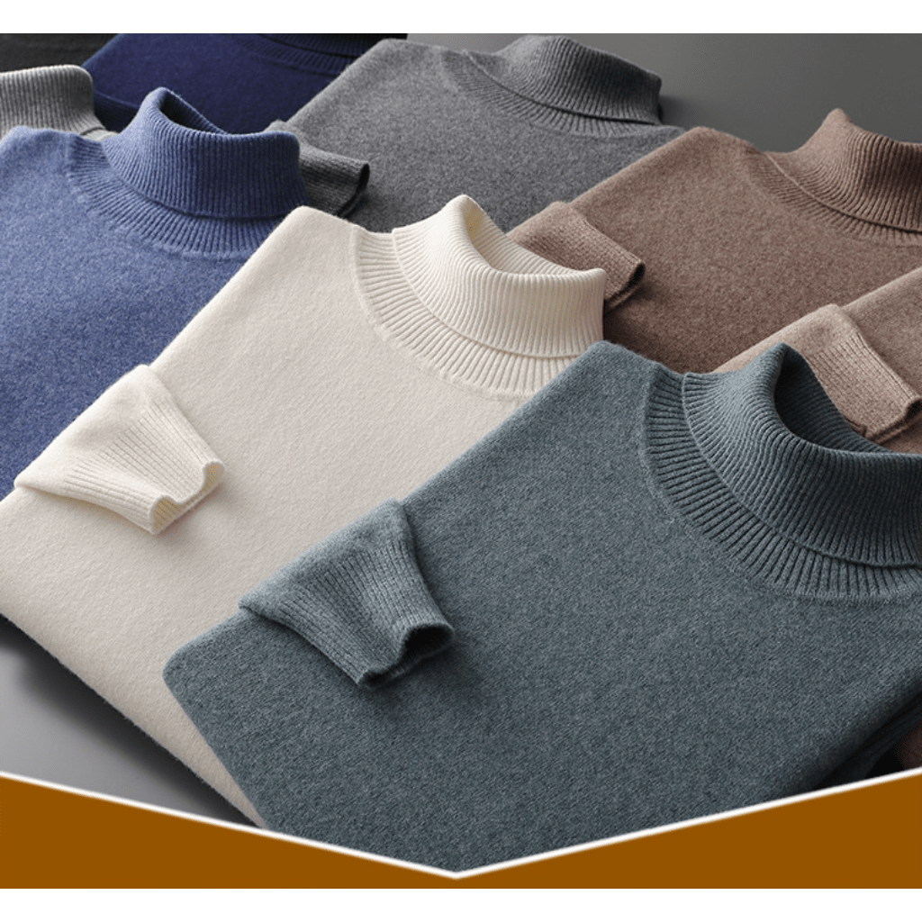 Ethan | Classic Turtleneck Wool Sweater - Rob Stevenson