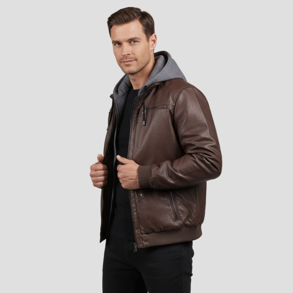 Ashford | Modern Warm Leather Jacket for Men - Rob Stevenson
