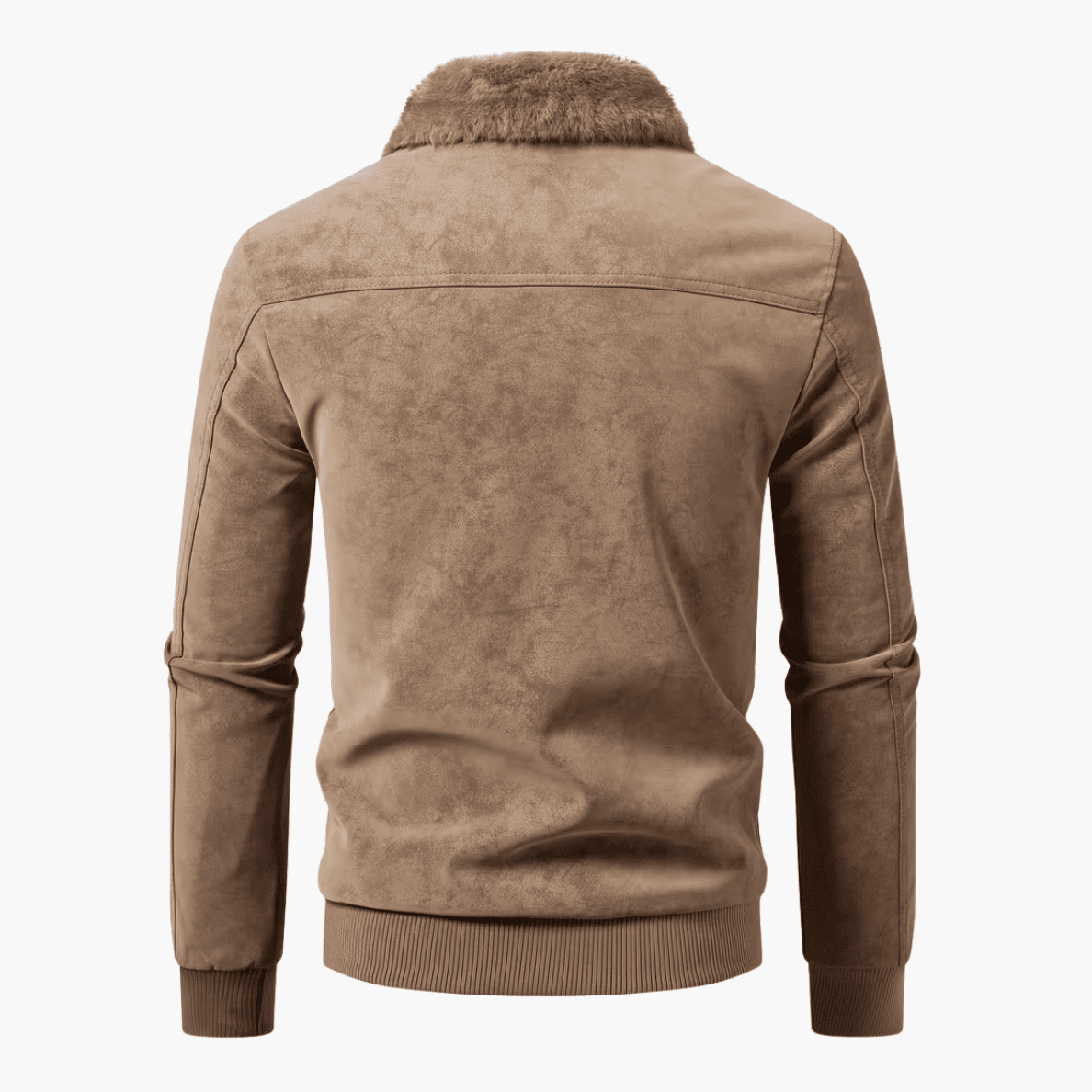 Motorcycle Jacket with a Thick Fleece Collar - Rob Stevenson