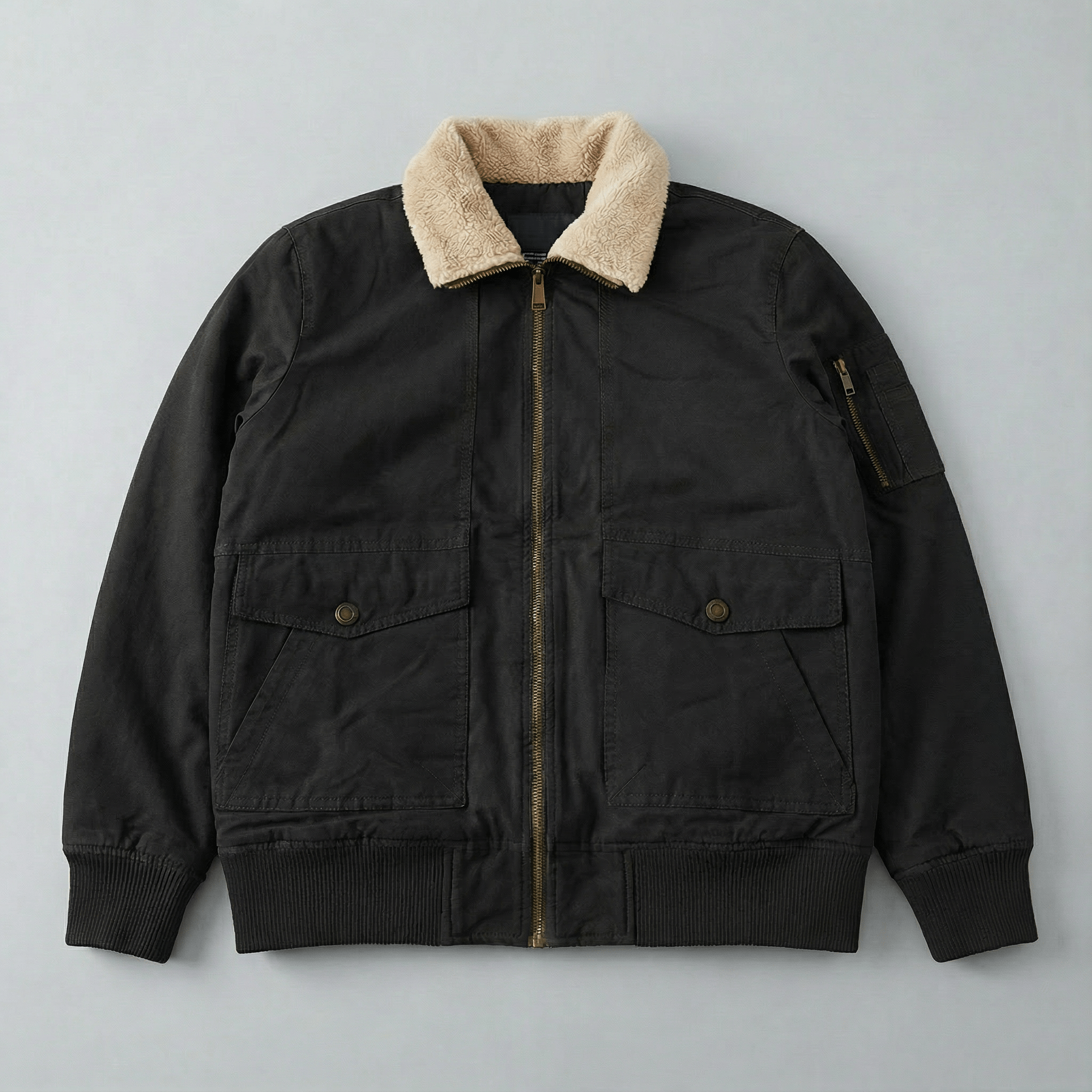 Langley | Fleece Lined Bomber Jacket for Men - Rob Stevenson