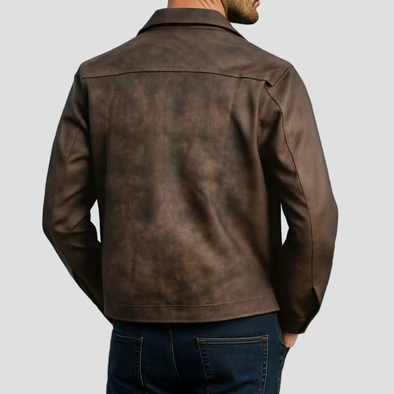 Luca | Classic Fashion Zipper PU Leather Jacket