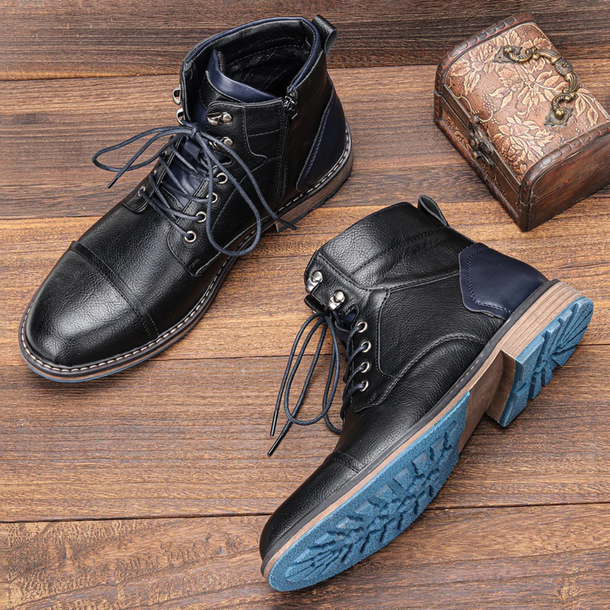 Caleb | Vintage Leather Boots