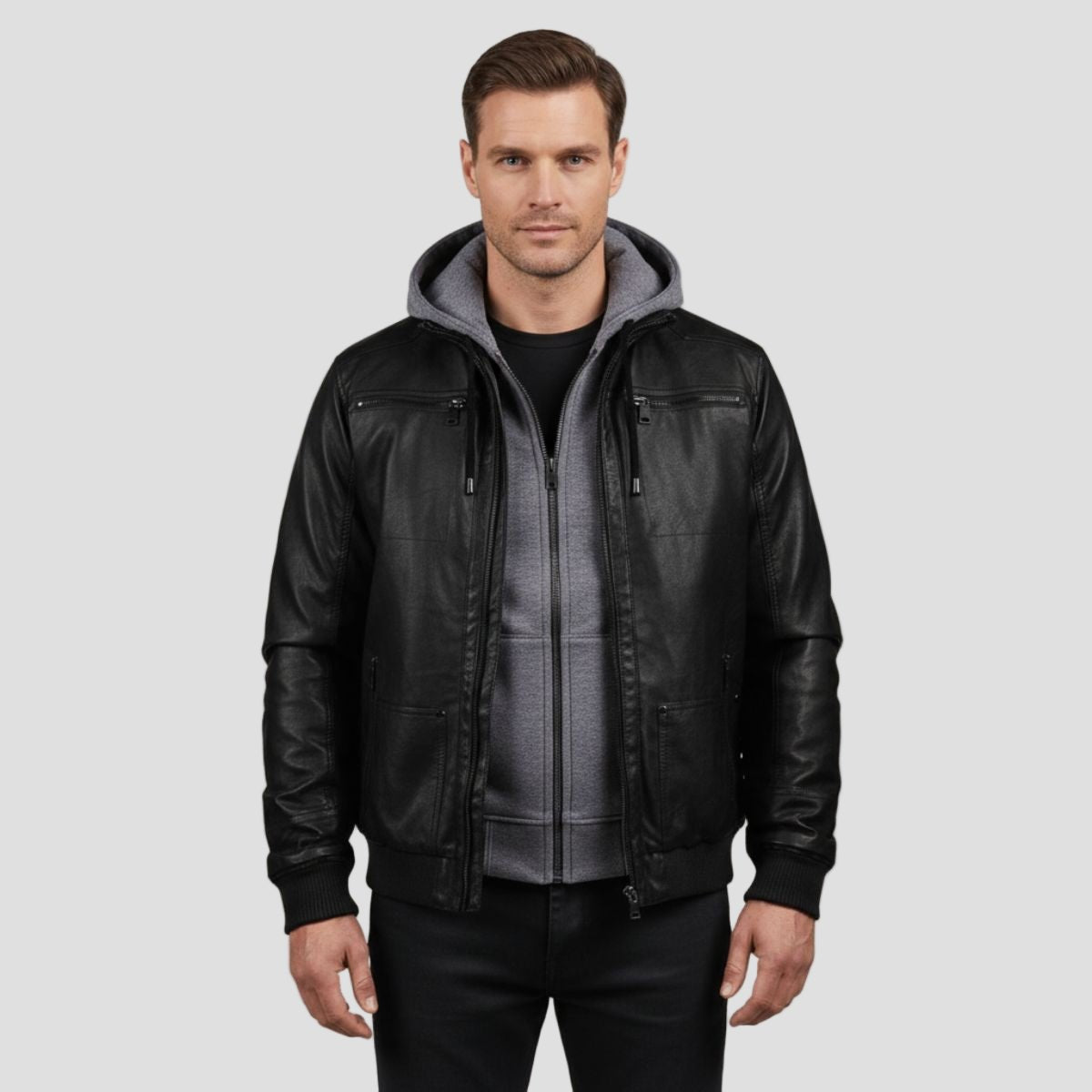 Ashford | Modern Warm Leather Jacket for Men - Rob Stevenson
