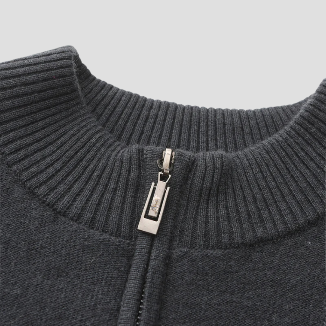 Alexander | Cashmere Half Zip Jumper