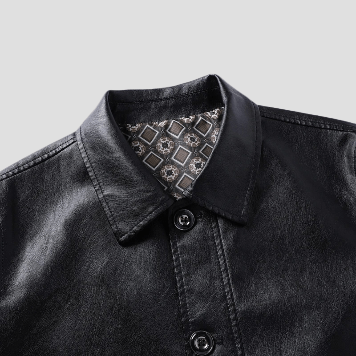 Porter | Button Up Leather Winter Jacket - Rob Stevenson