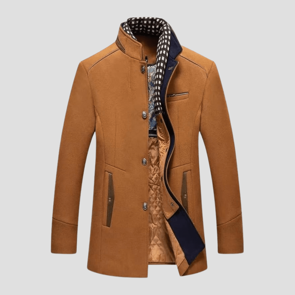 The Valmont Stand Collar Coat - Rob Stevenson