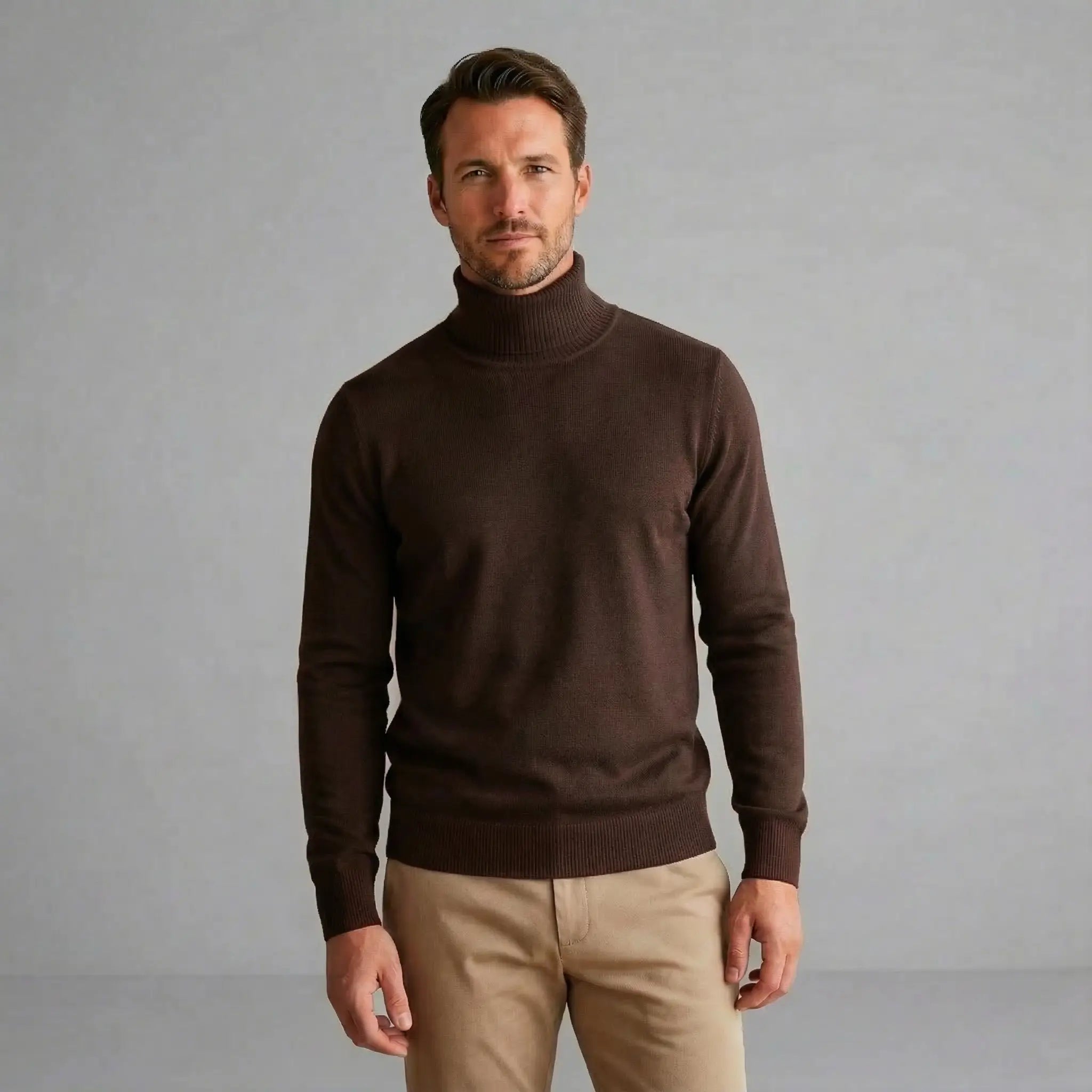 Bentley | Solid Turtleneck Sweater - Rob Stevenson