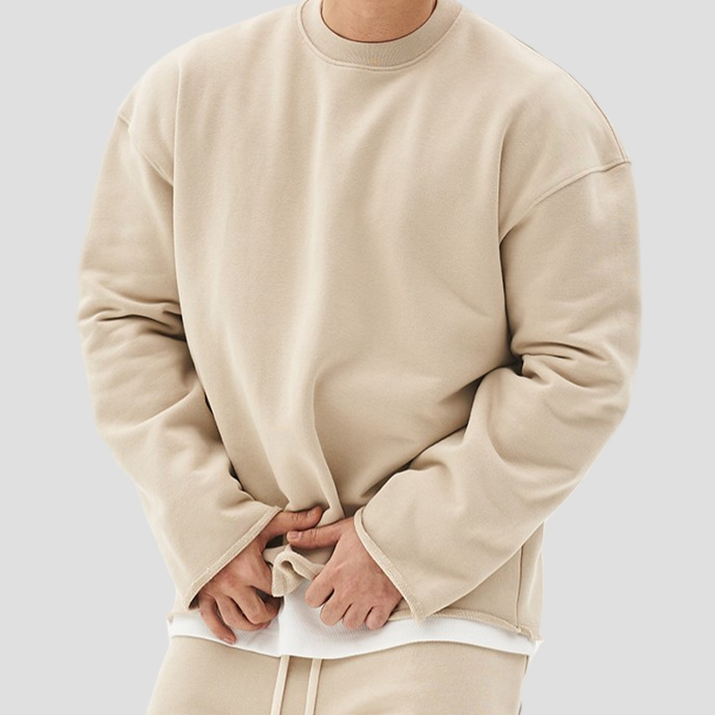 Brody | Fashion Solid Color Loose Fit Sweatshirt