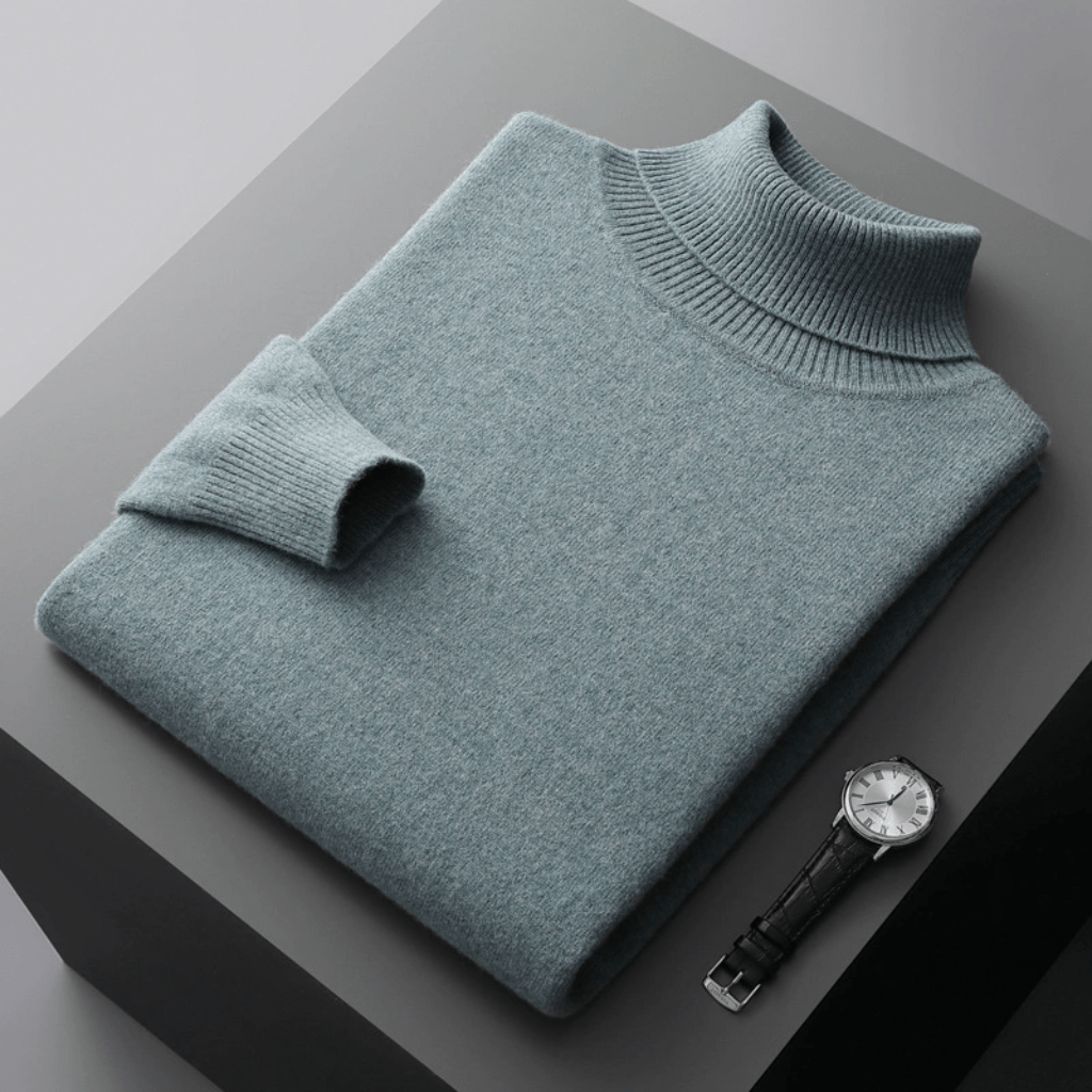 Ethan | Classic Turtleneck Wool Sweater - Rob Stevenson