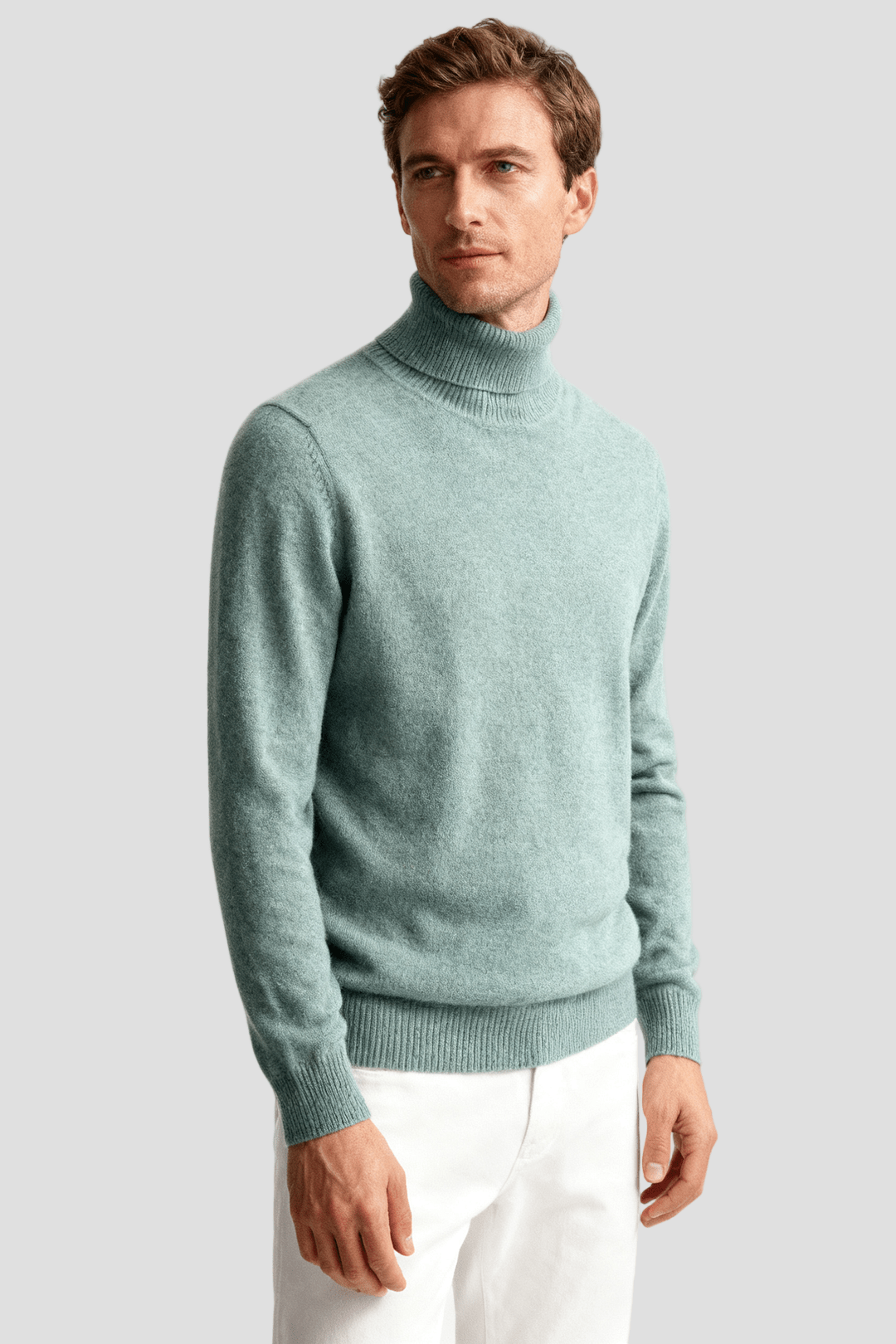 Ethan | Classic Turtleneck Wool Sweater - Rob Stevenson