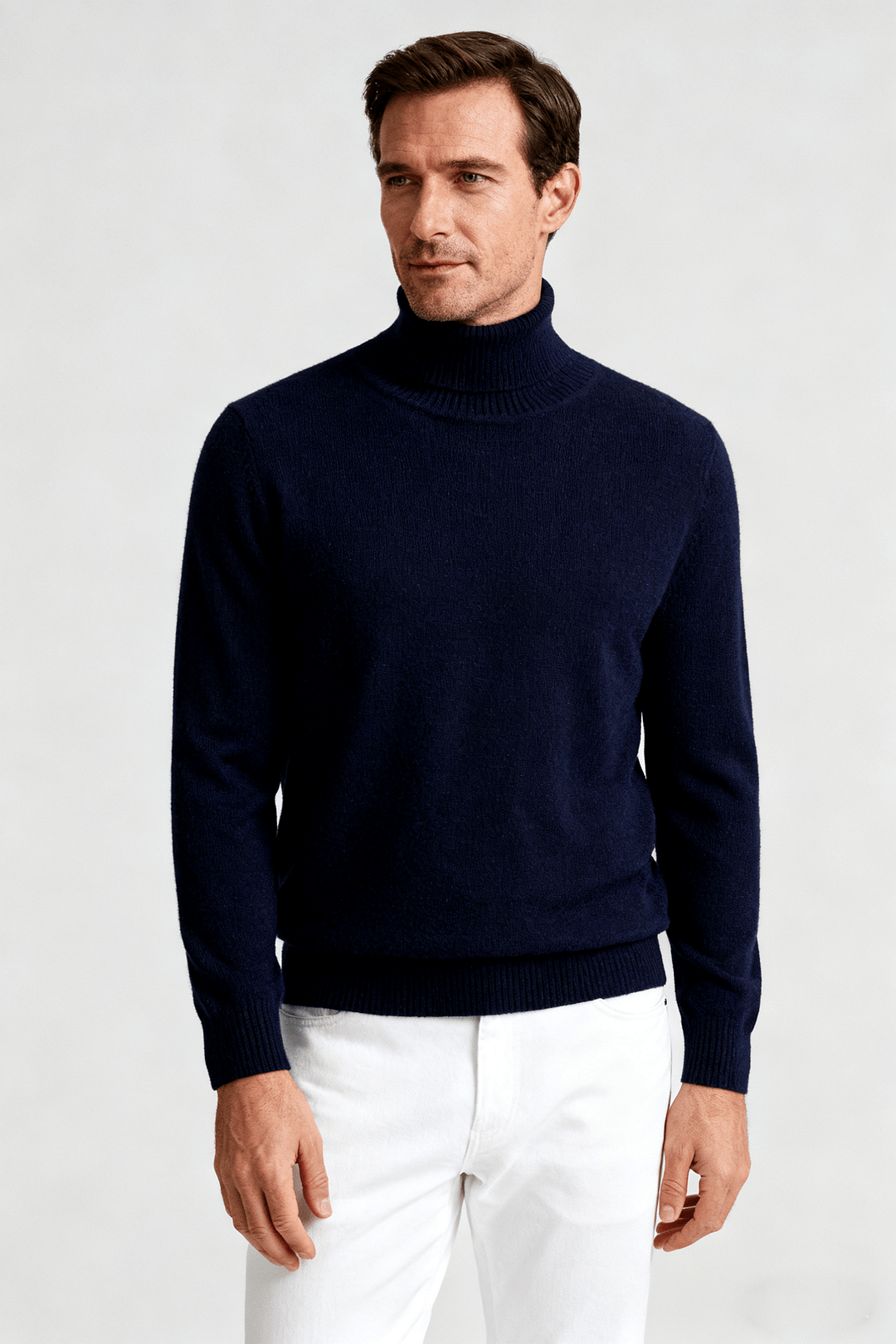 Ethan | Classic Turtleneck Wool Sweater - Rob Stevenson