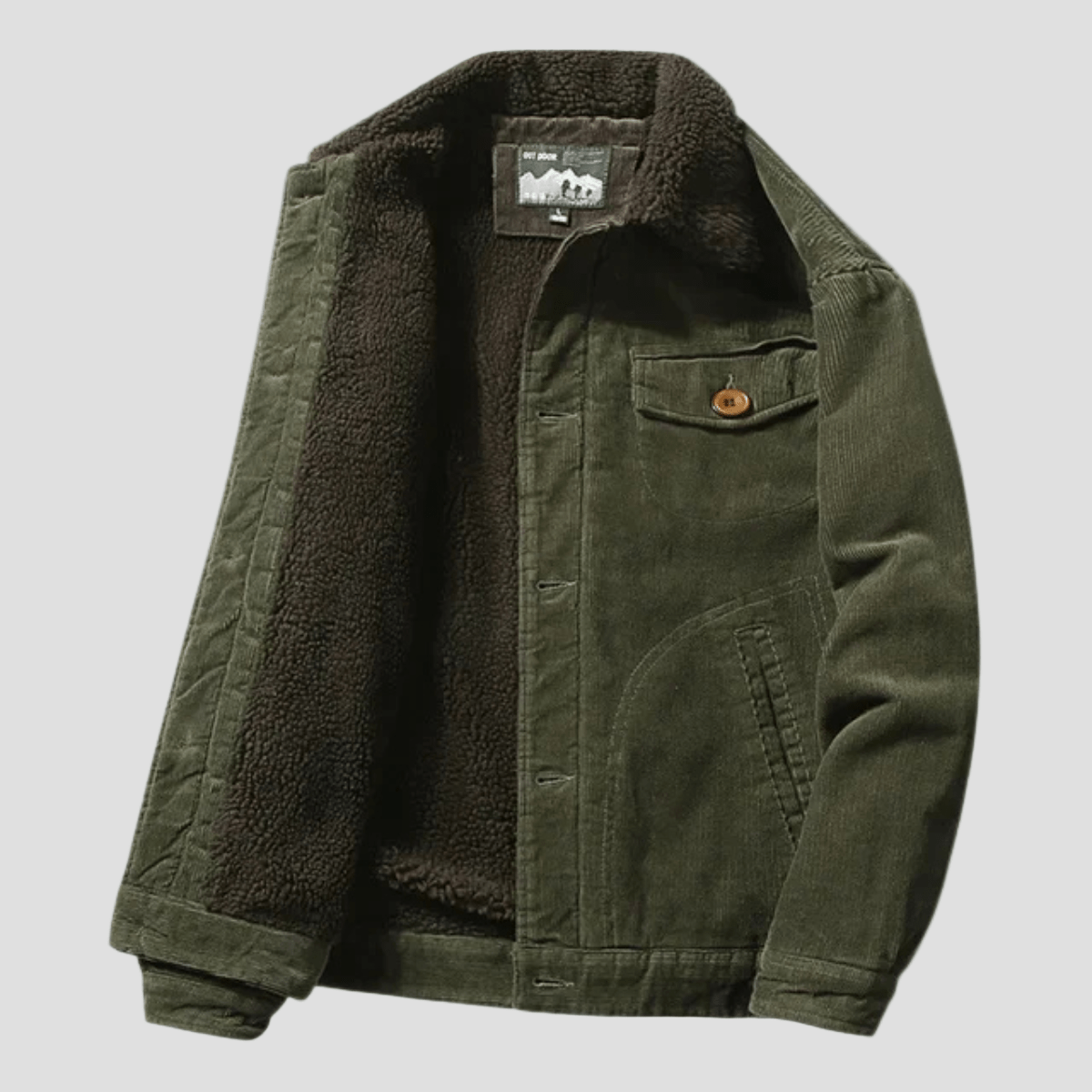 Belgravia | Corduroy Warm Winter Jacket for Men - Rob Stevenson