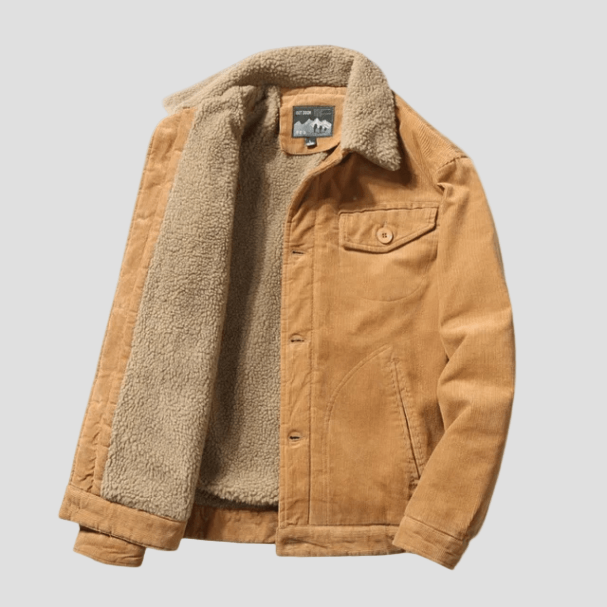 Belgravia | Corduroy Warm Winter Jacket for Men - Rob Stevenson