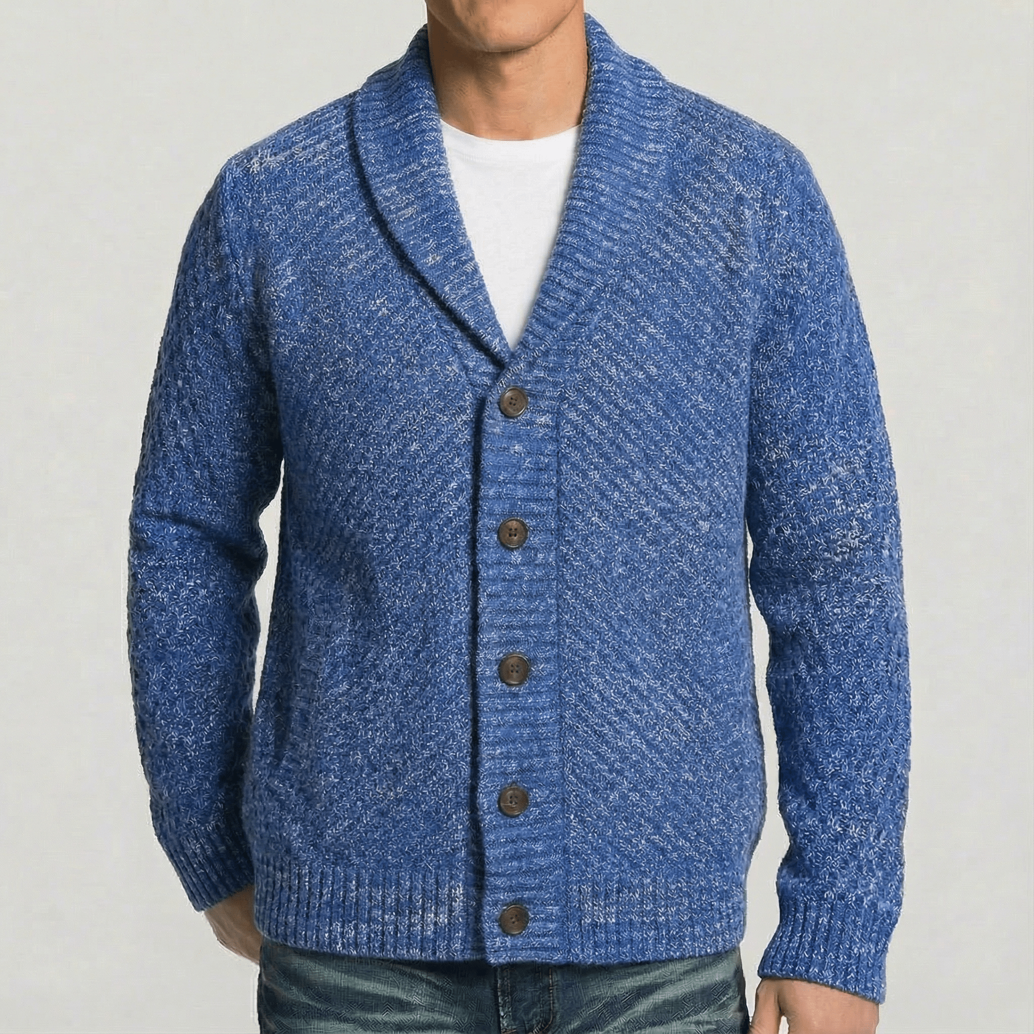 Dylan | Retro Knit Sweater with Charm Detail - Rob Stevenson