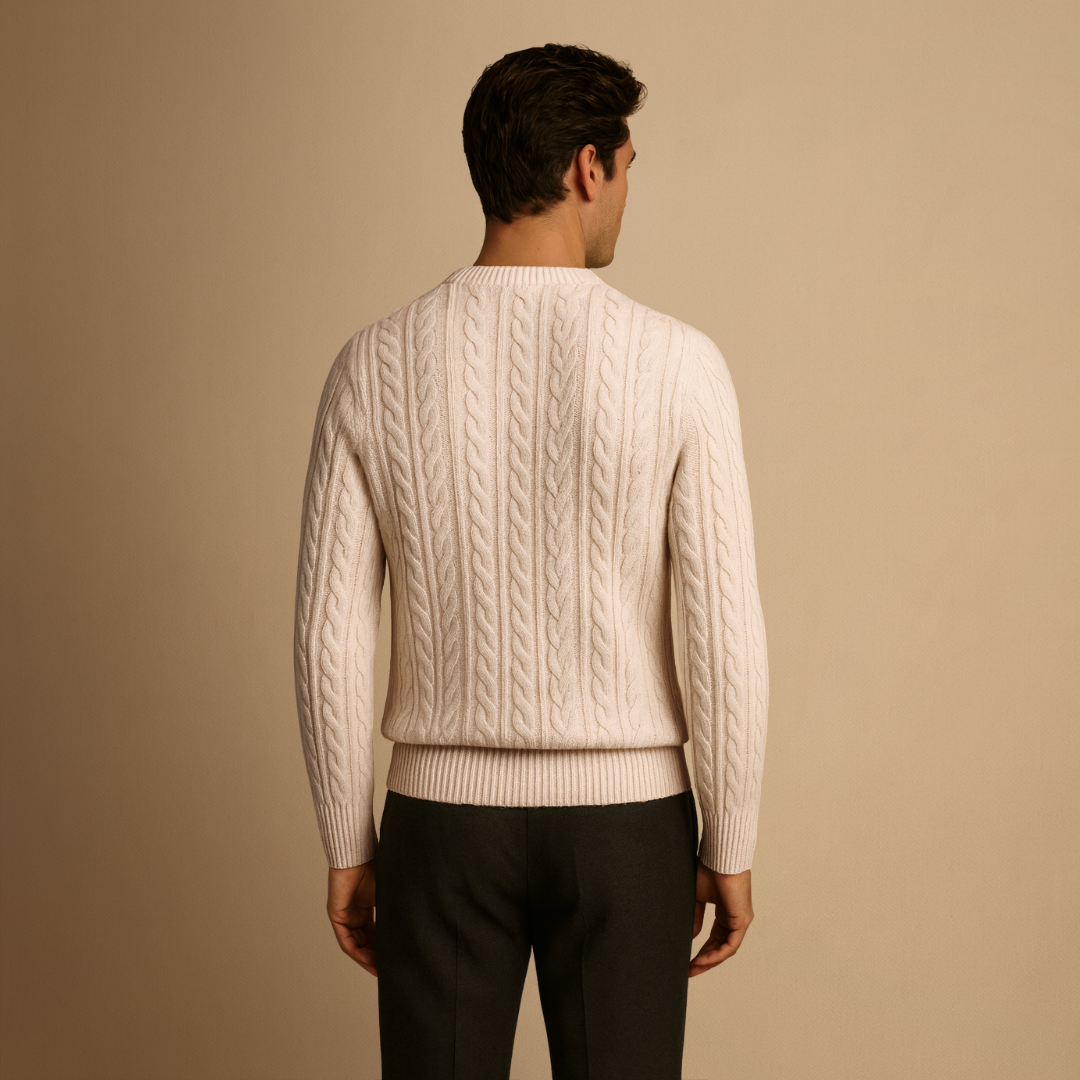 Julian | Wool Cable Knit Jumper