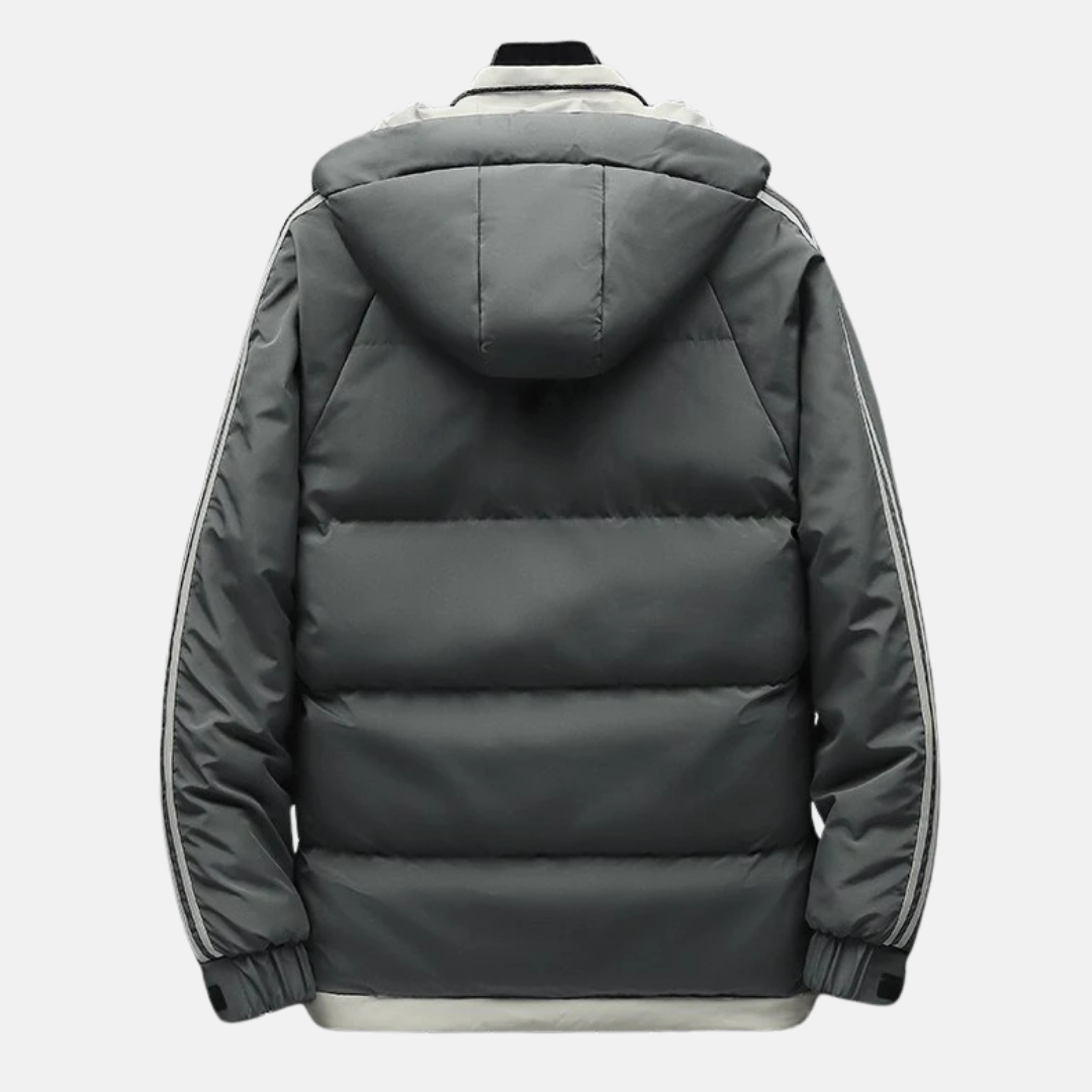 Theo | Hip-Length Quilted Puffer Winter Jacket