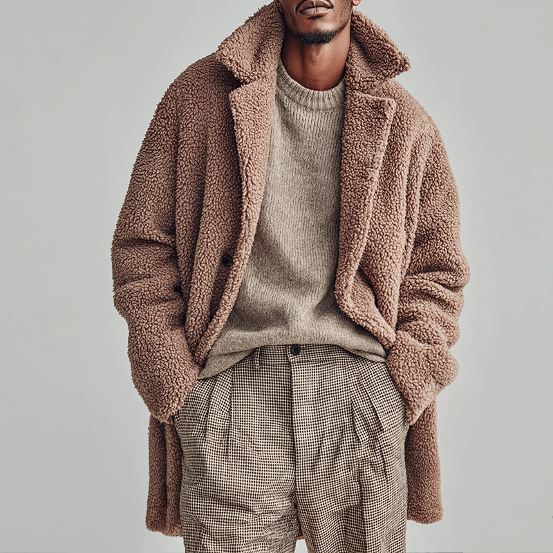 Logan | Polar Fleece Button Coat