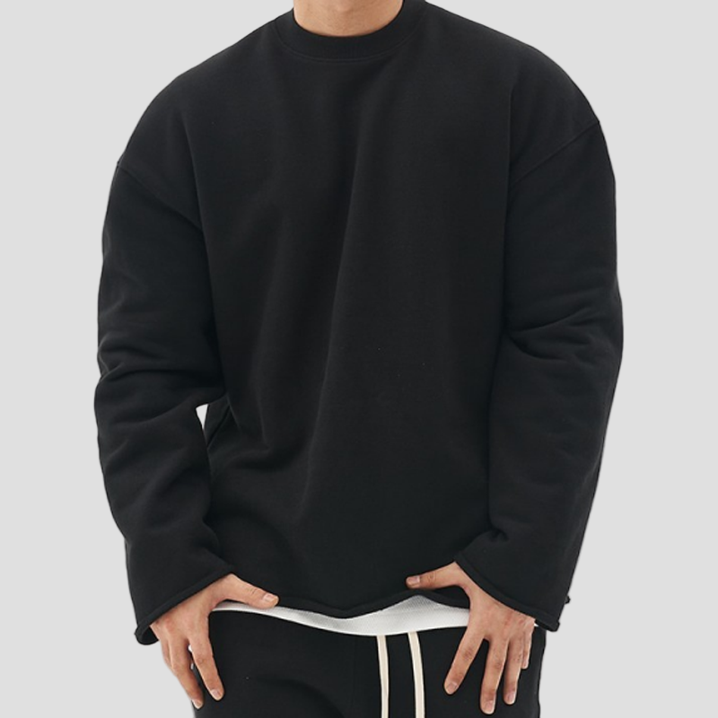 Brody | Fashion Solid Color Loose Fit Sweatshirt