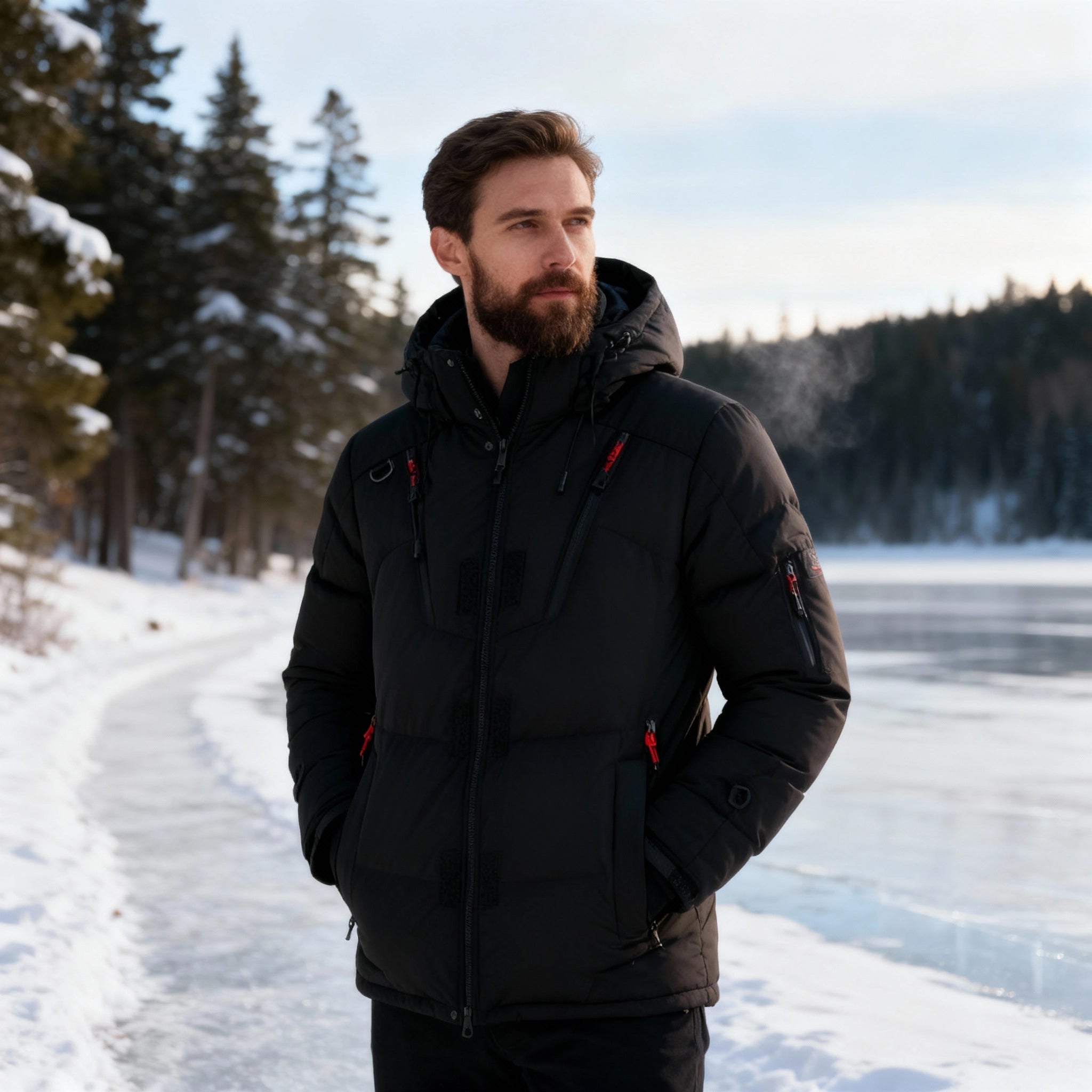 Dylan | Hooded Down Insulated Winter Jacket - Rob Stevenson