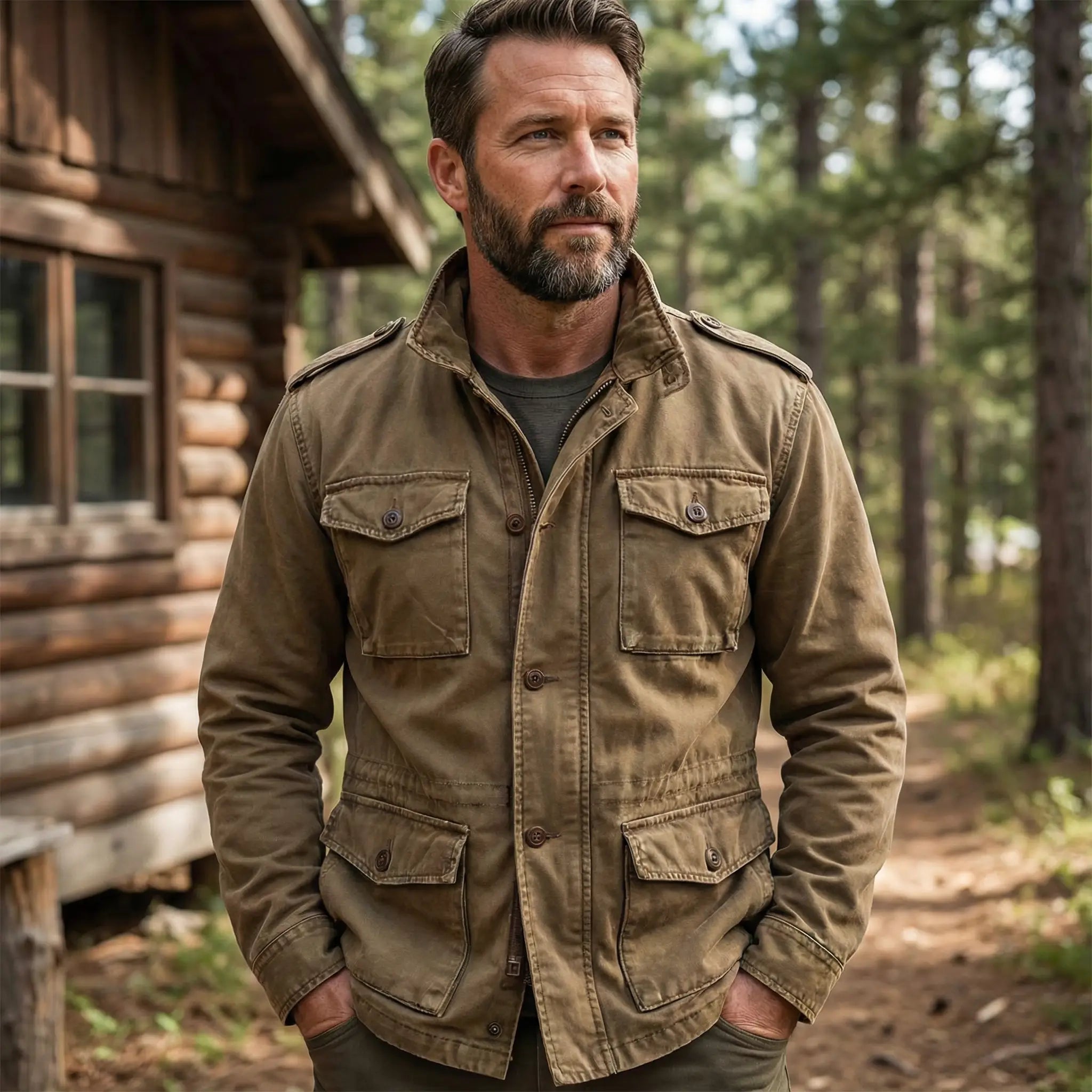 Declan | Vintage Casual Workwear Field Jacket - Rob Stevenson