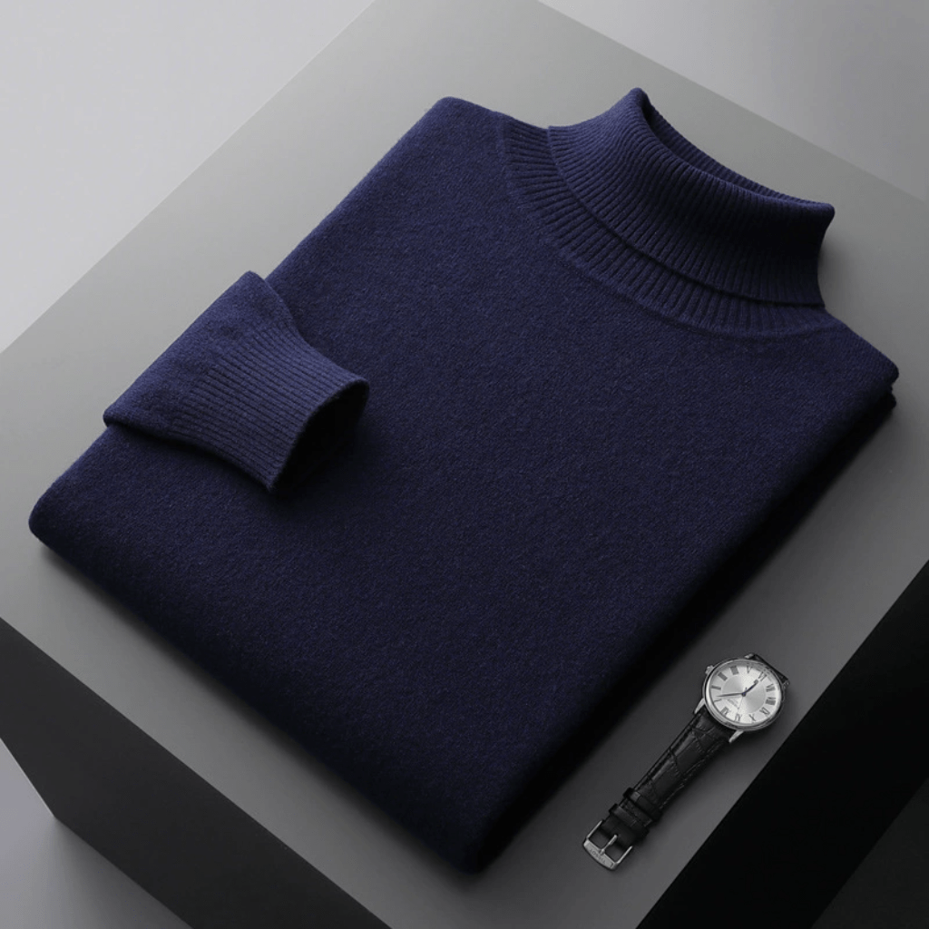 Ethan | Classic Turtleneck Wool Sweater - Rob Stevenson
