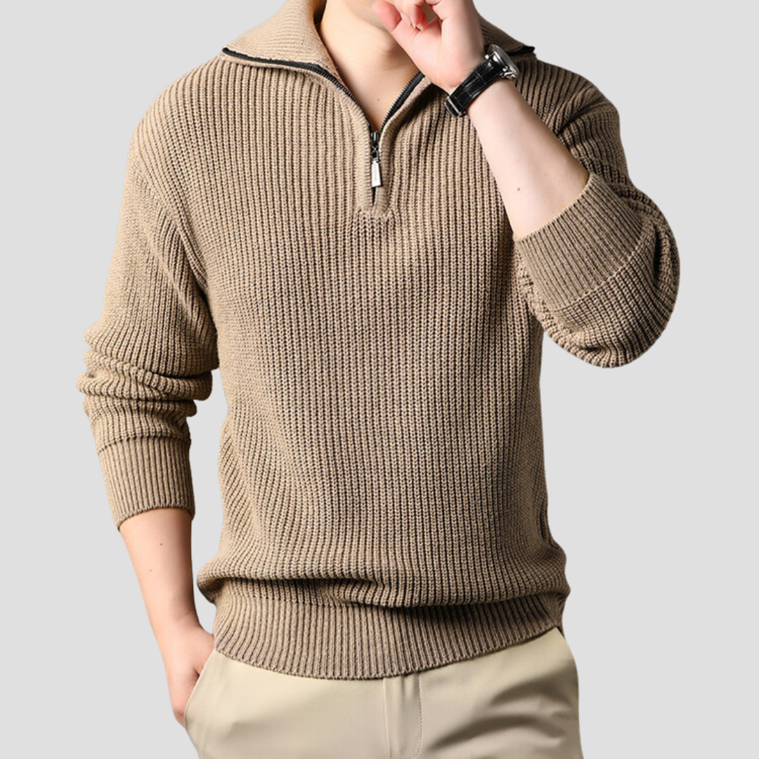 Everett | Half Zip Sweater
