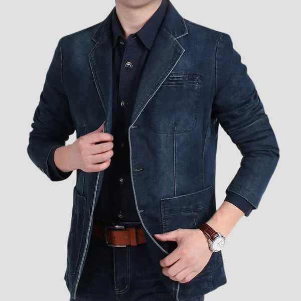 Aiden | Men’s Denim Blazer in Smart Casual Style