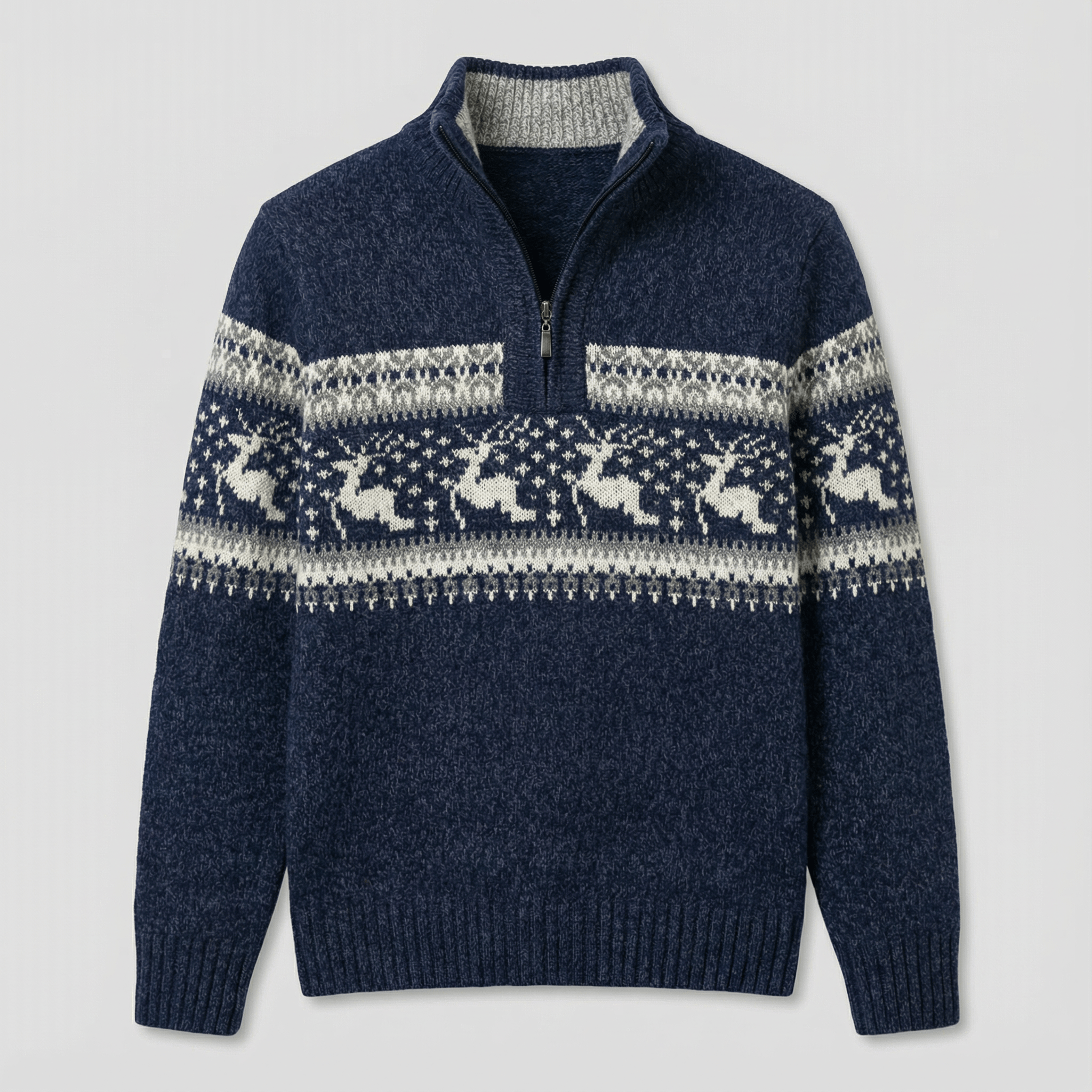 Bryson | Fair Isle Half - Zip Sweater - Rob Stevenson