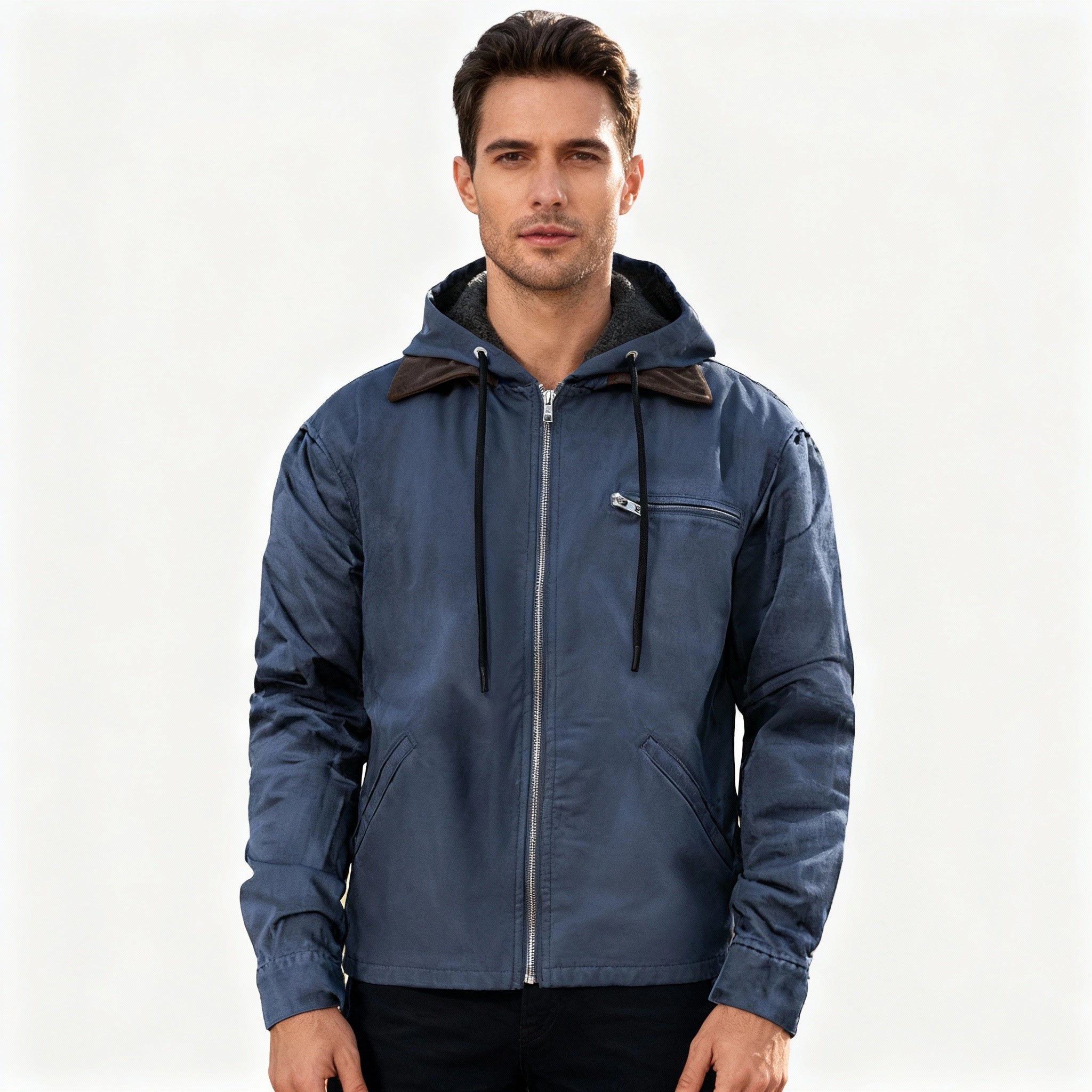 Caleb | Full Zip Sherpa Hoodie - Rob Stevenson