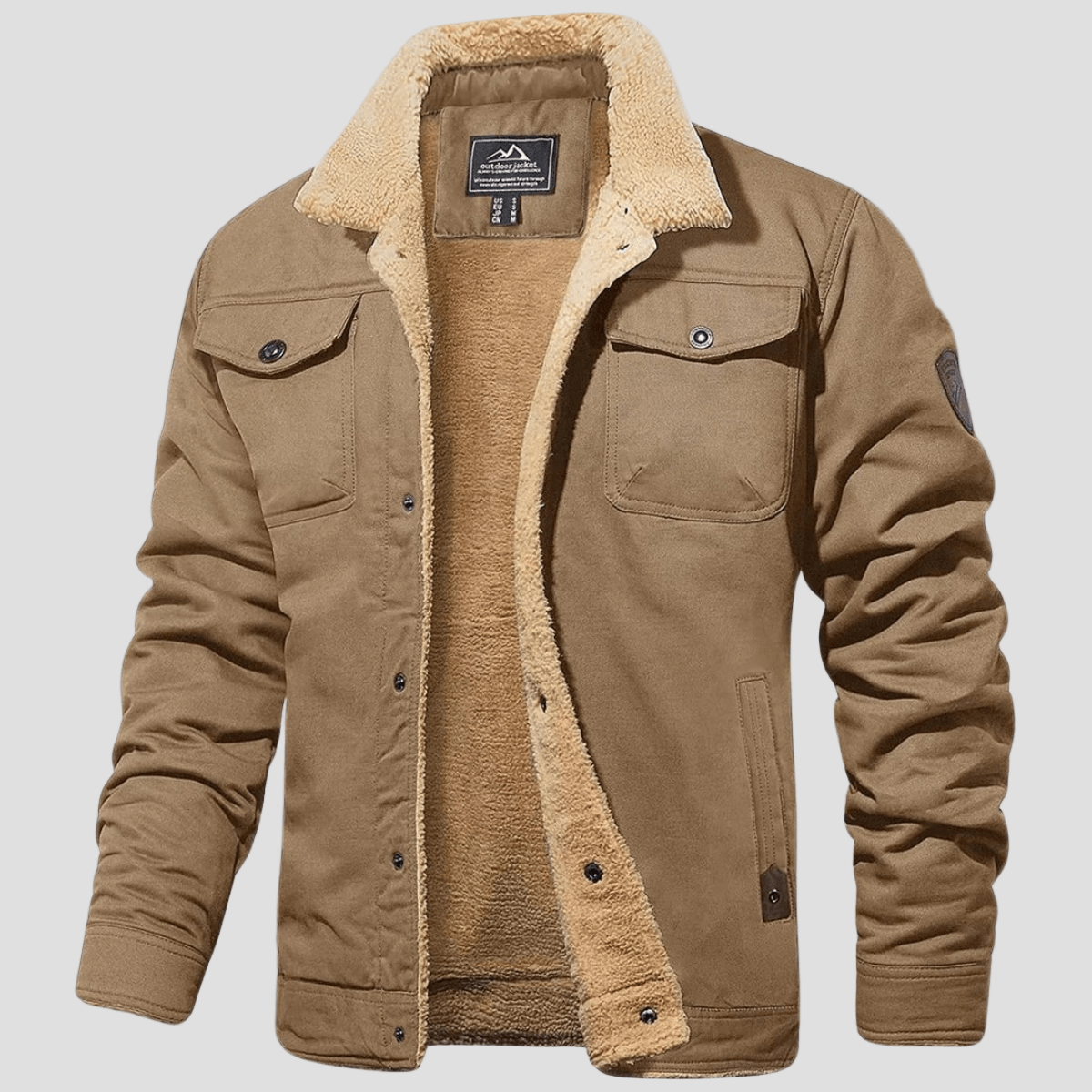 Mayfair | Warm Fleece Lined Winter Coat for Men - Rob Stevenson