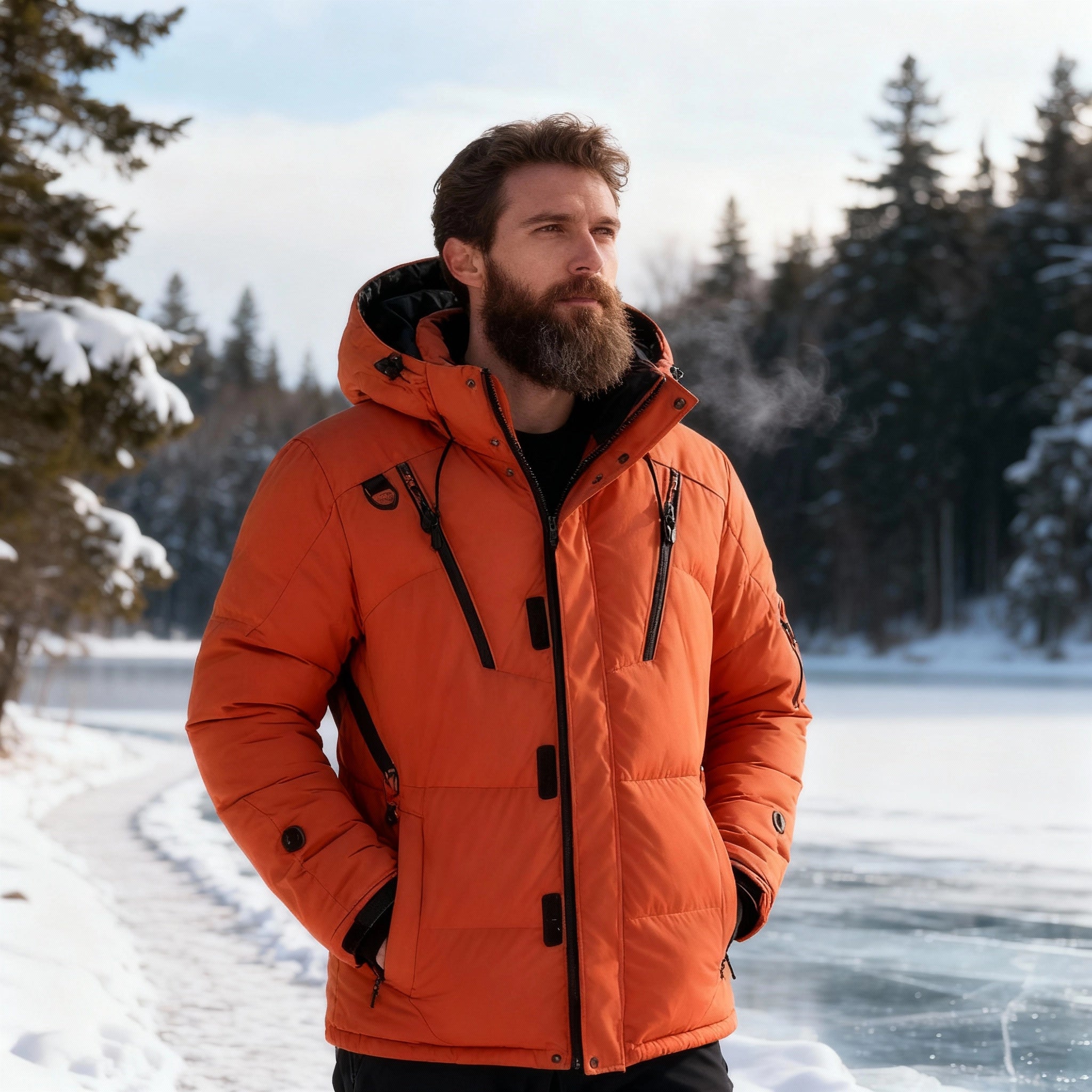 Dylan | Hooded Down Insulated Winter Jacket - Rob Stevenson