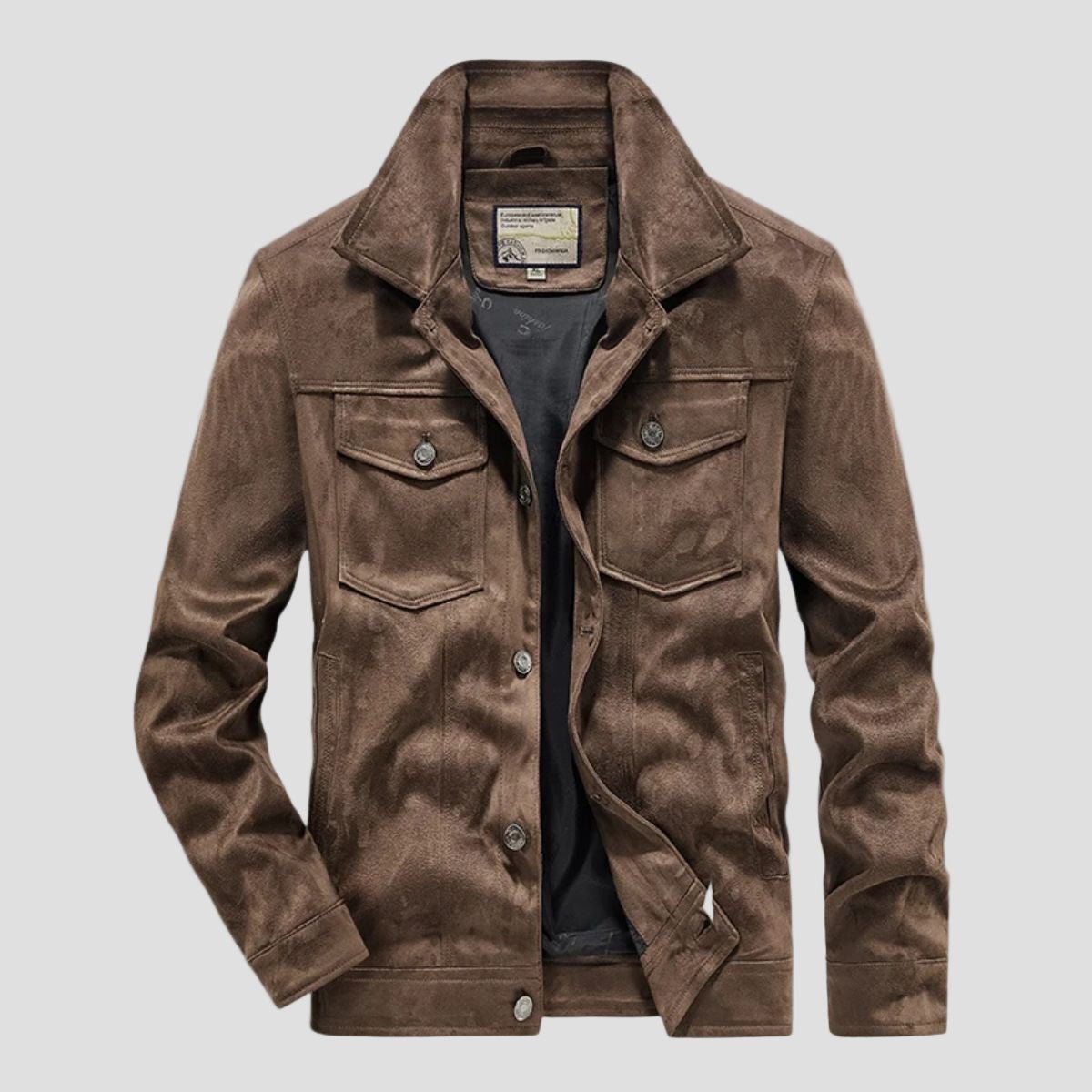 Wexford | Vintage Suede Cargo Jacket for Men in Outdoor Style - Rob Stevenson